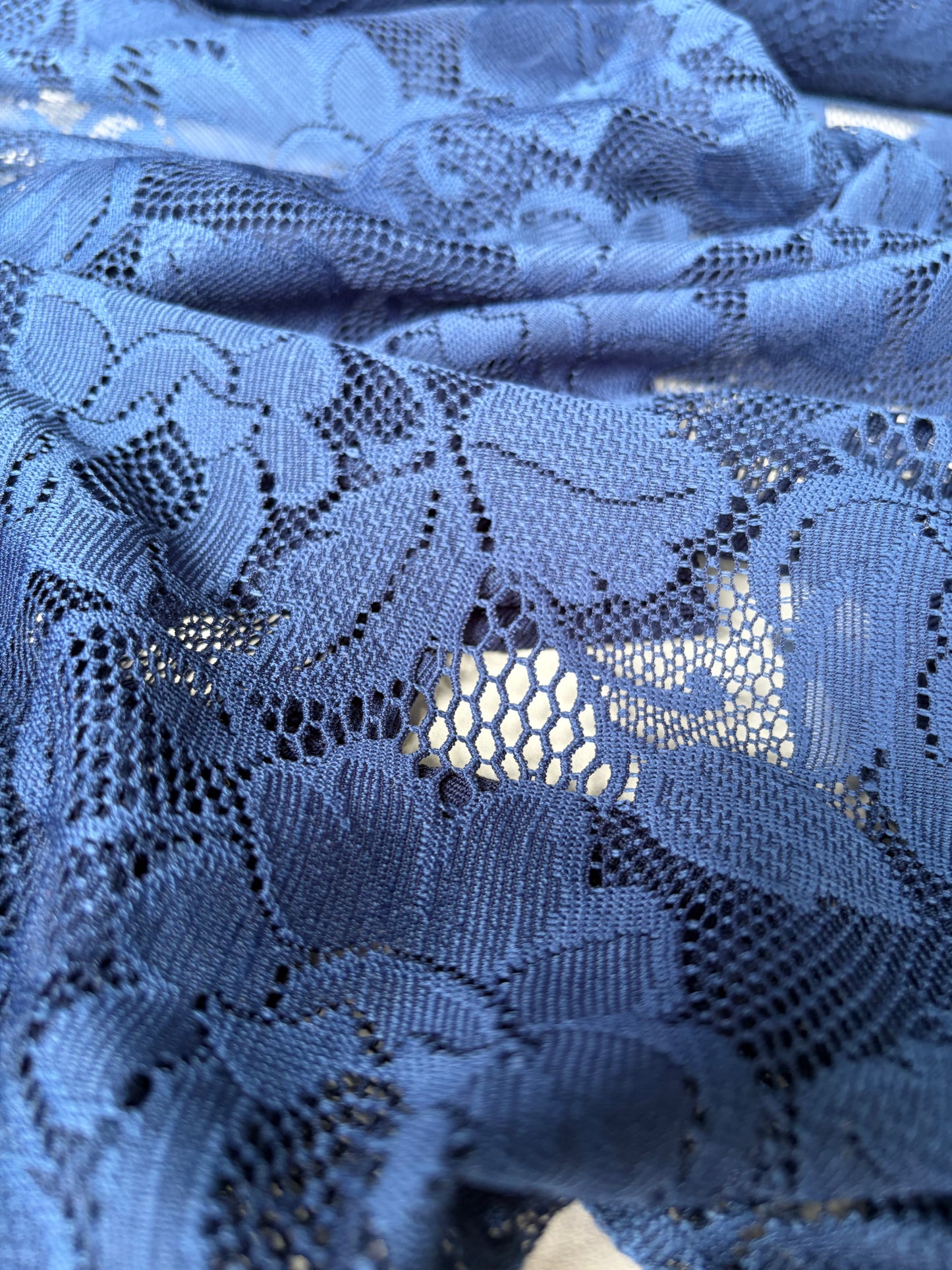 FREDO 024 cotton lace dark blue