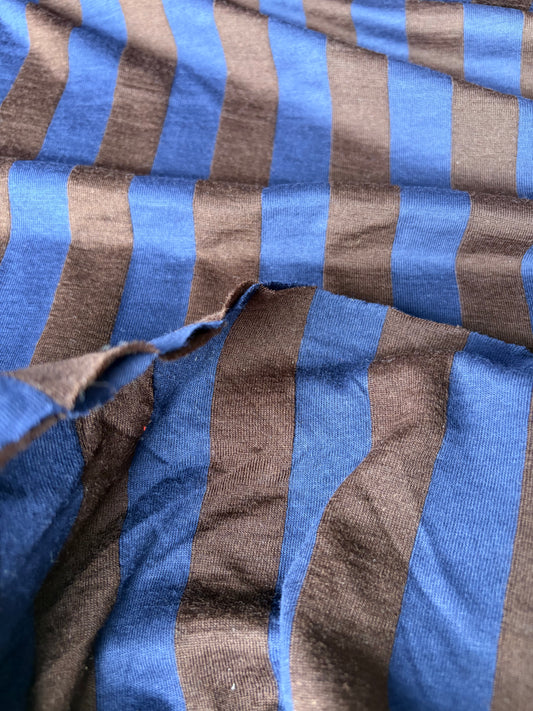 FREDO 025 wool double jersey stripes