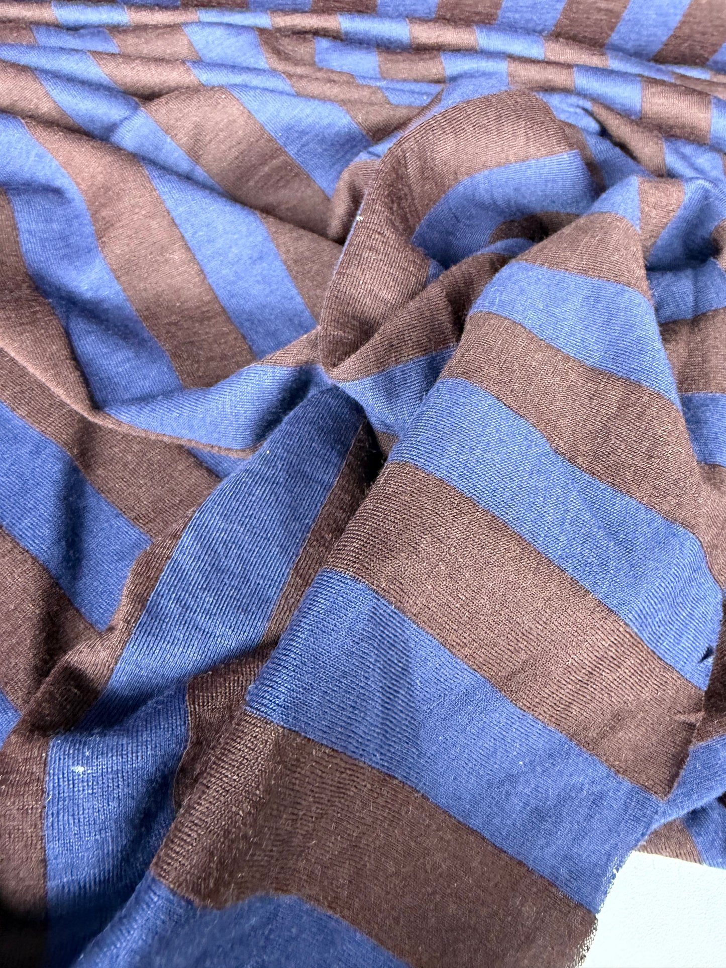 FREDO 025 wool double jersey stripes