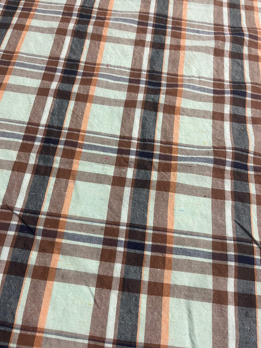 KEIRA 040 check cotton linnen