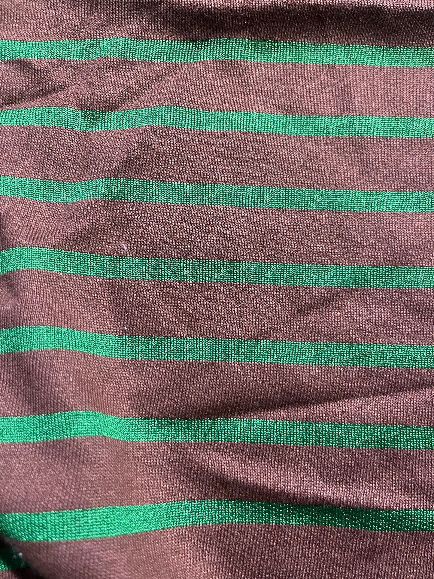 GLADYS 005 sweater stripes green/brown