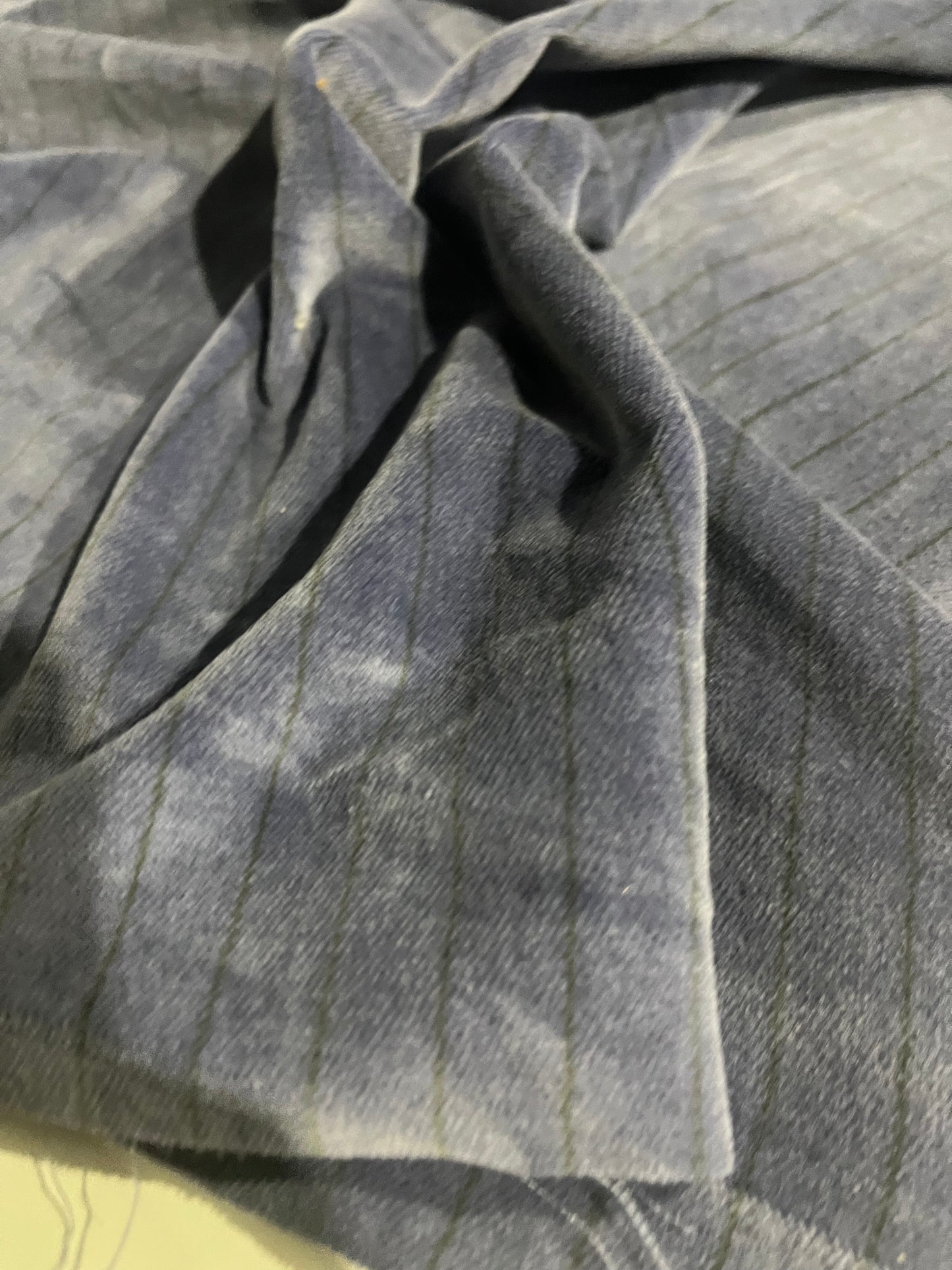 DAMIANO 006 cotton velvet with pinstripe