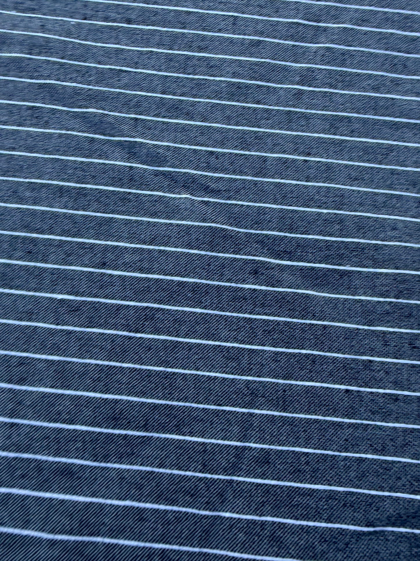 CHARLY 001 black/white pinstripe cotton stretch
