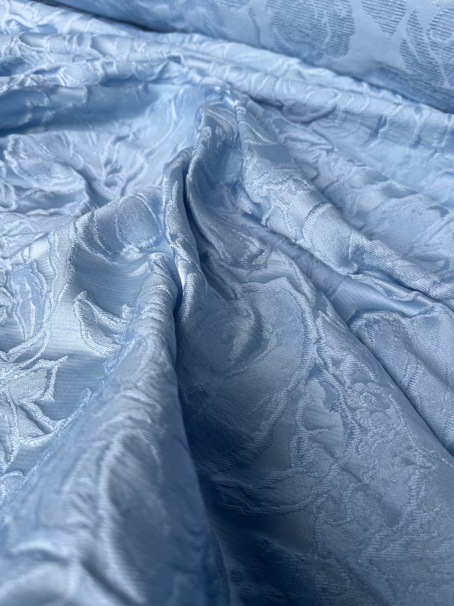 Shiny jacquard baby blueSUMMER PARTY 125 G02