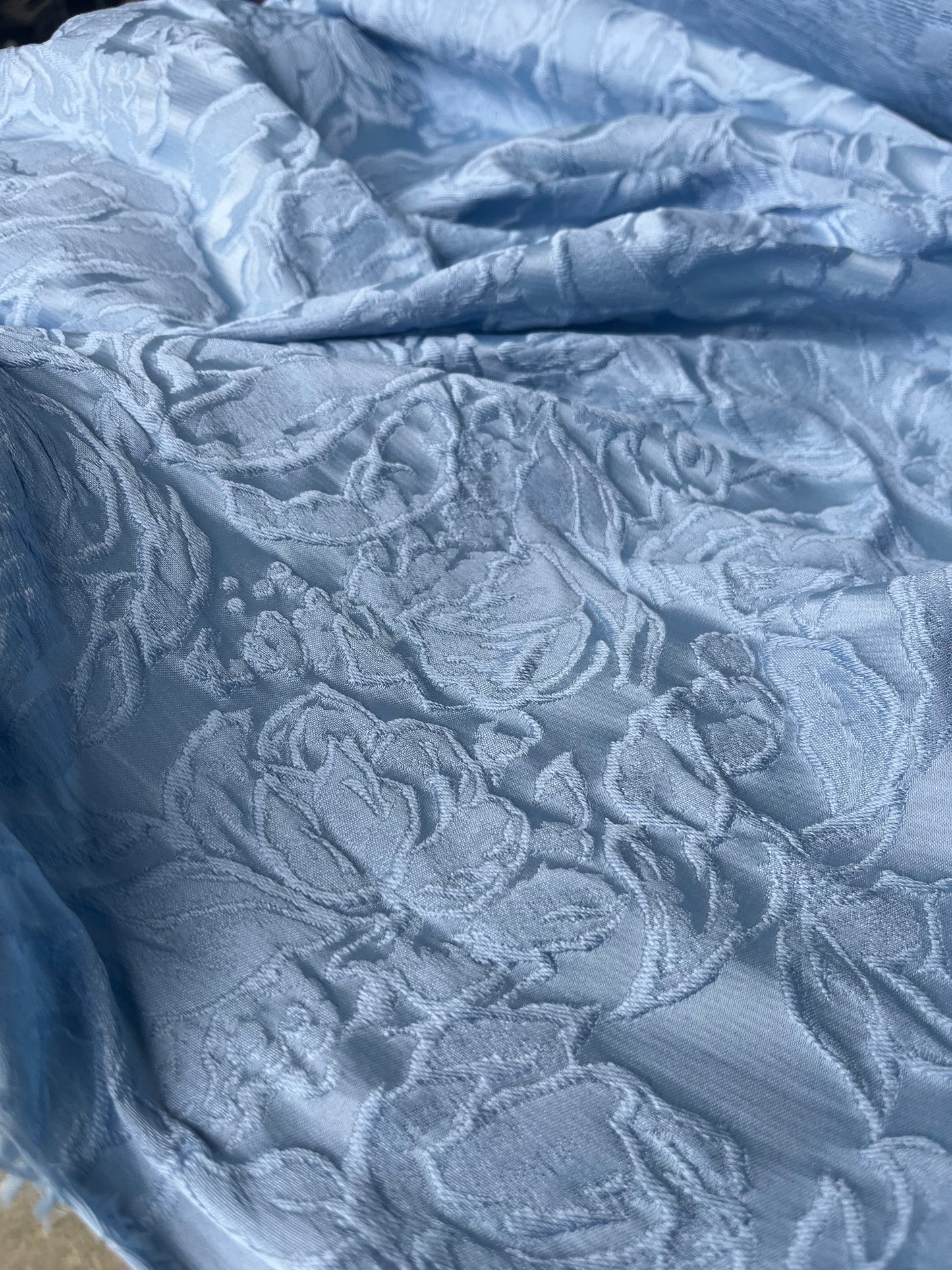 Shiny jacquard baby blueSUMMER PARTY 125 G02