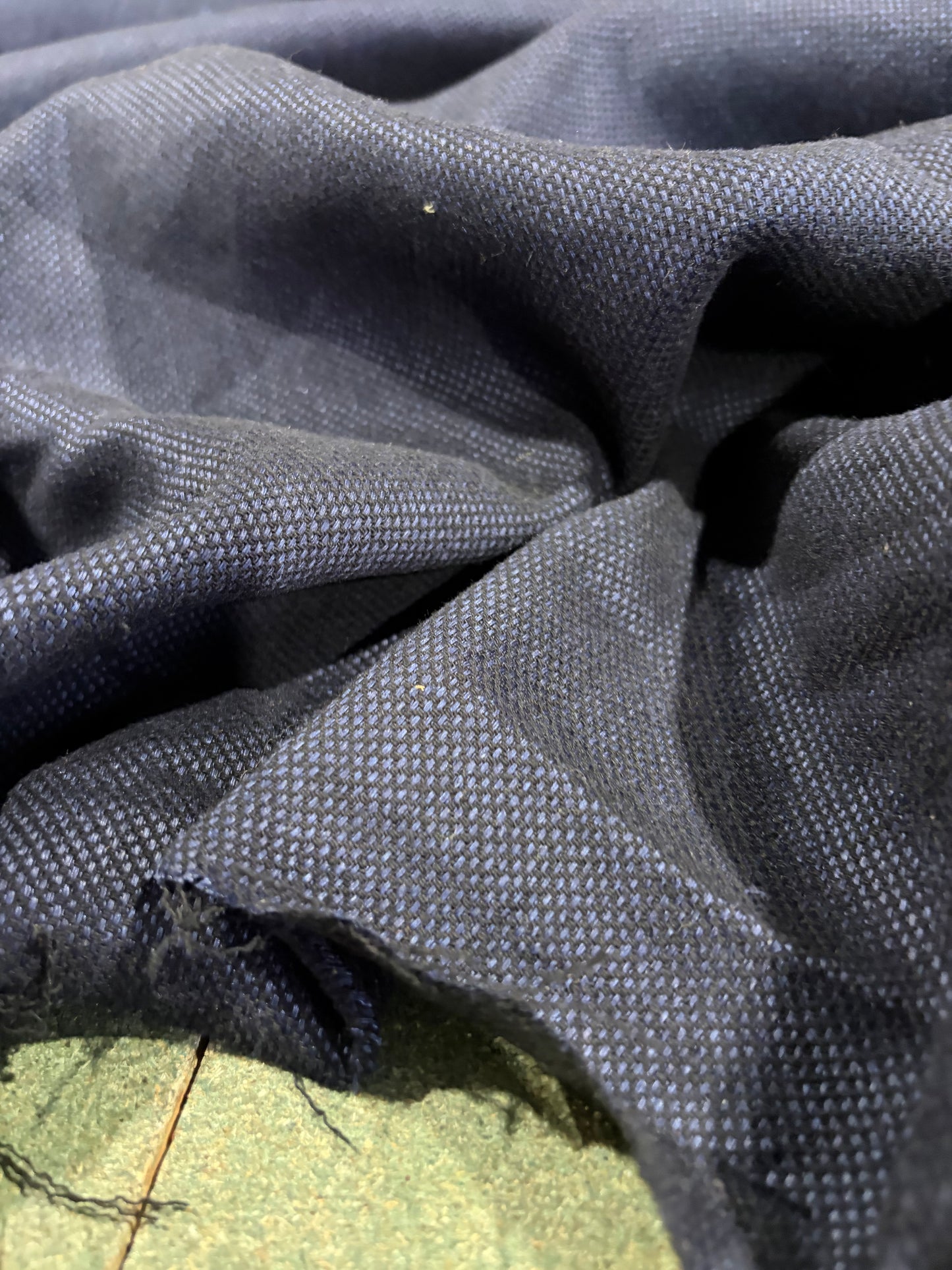 FREDO 029 yarndyed linnen/cotton navy
