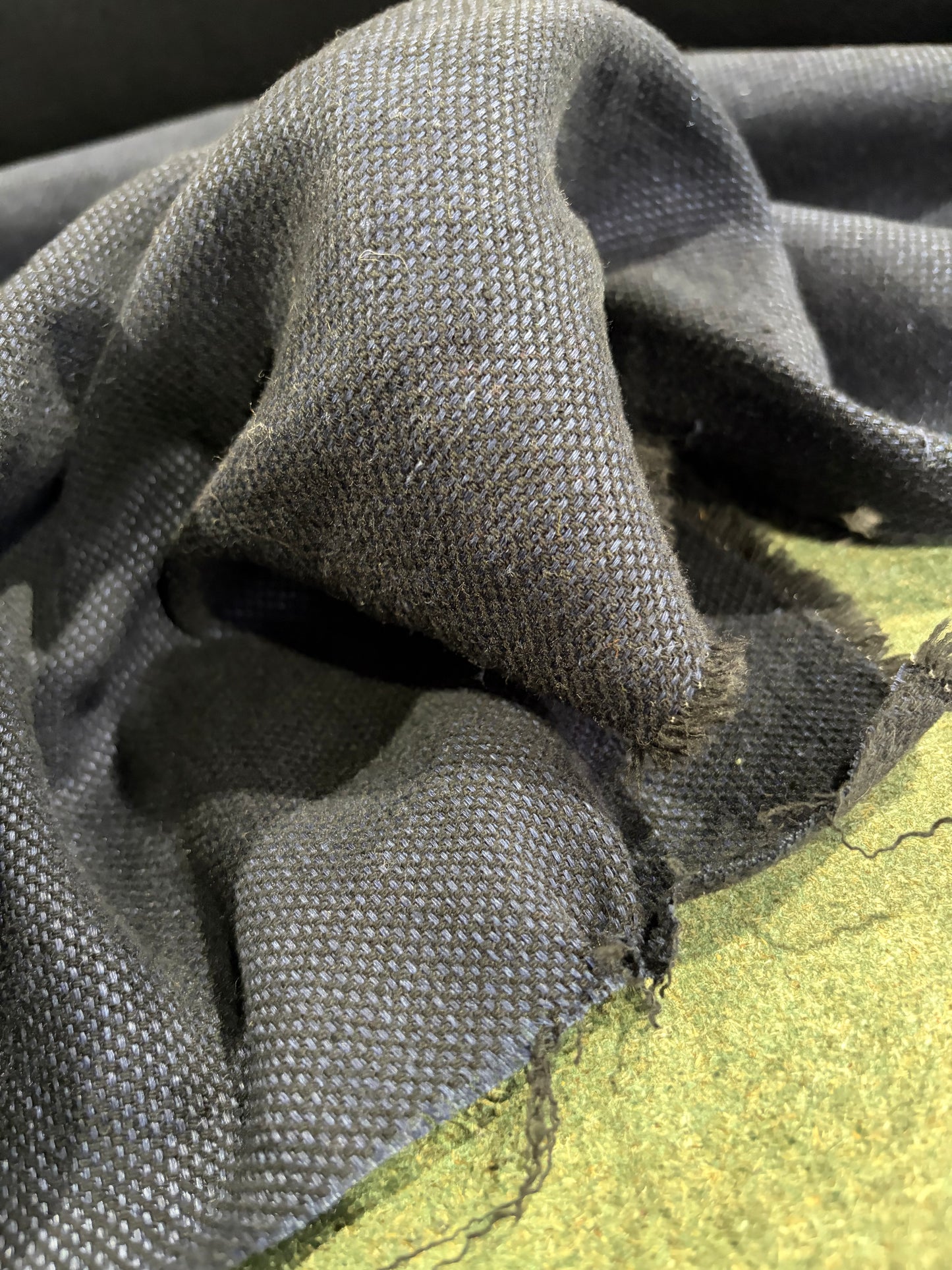 FREDO 029 yarndyed linnen/cotton navy
