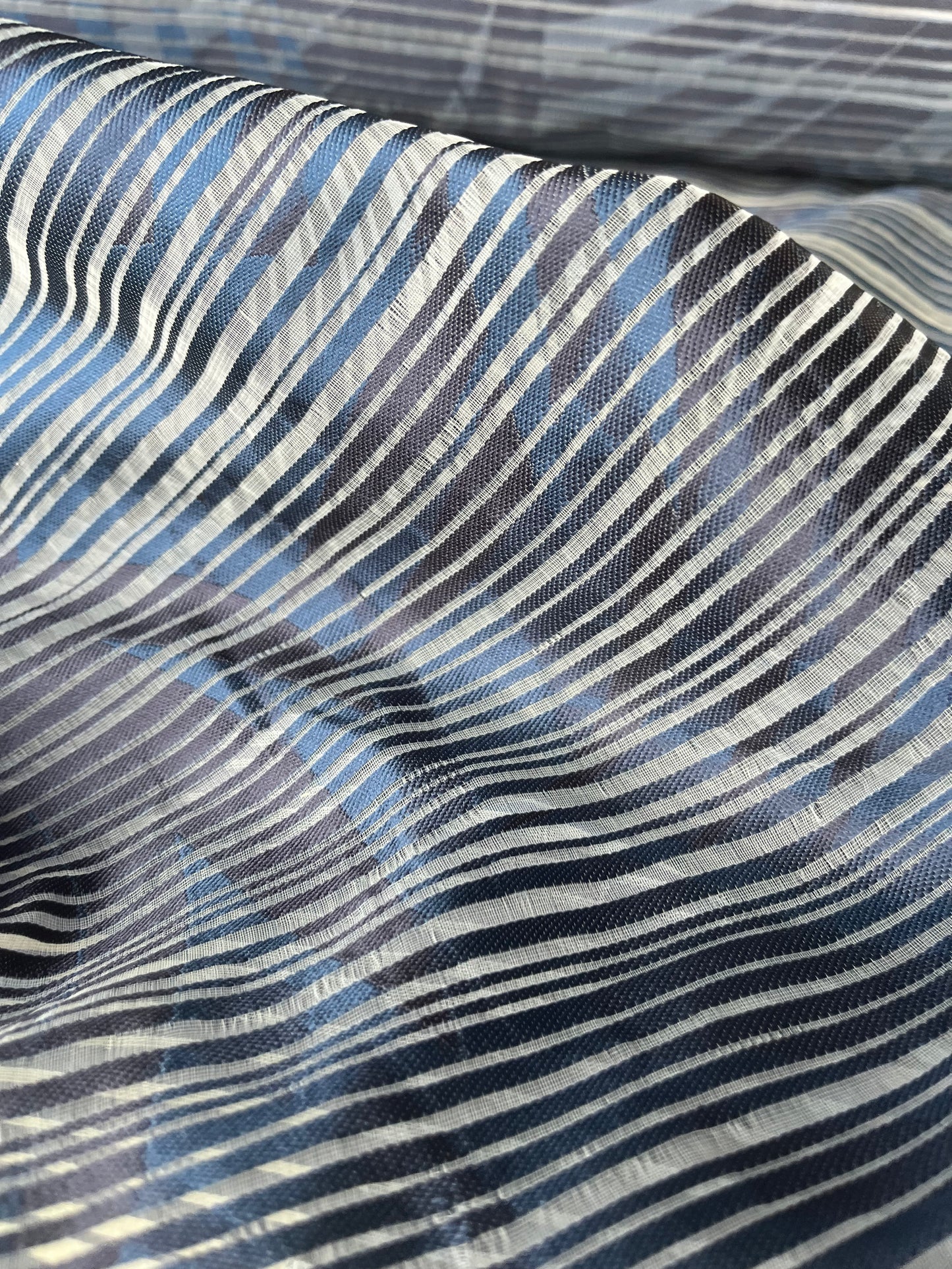 silk/ viscose voile stripes summer Party 135 G02