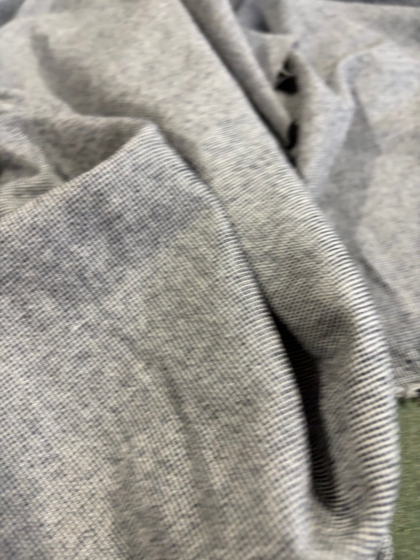 FREDO 030 yarndyed linnen/cotton grey chiné