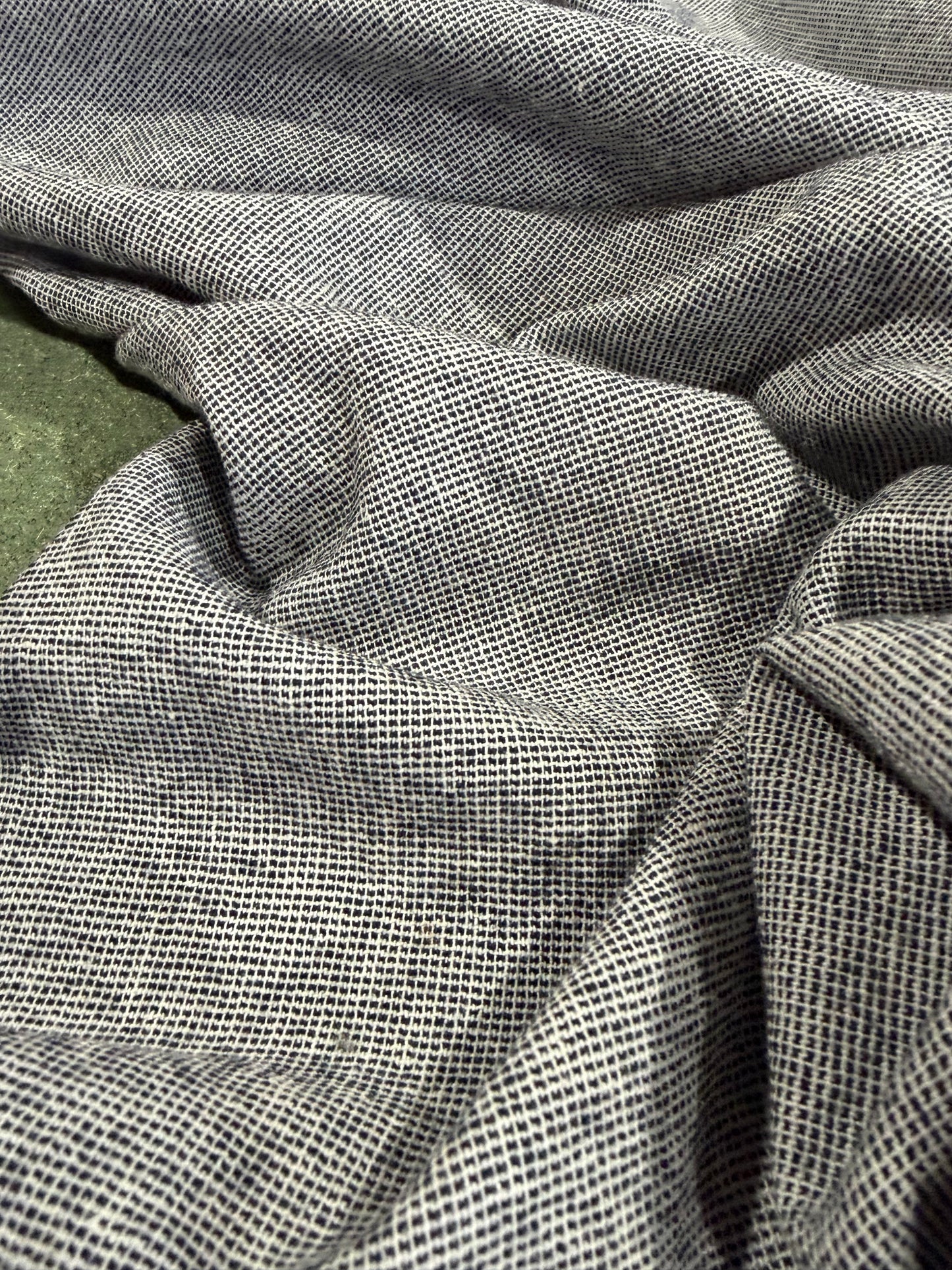 FREDO 030 yarndyed linnen/cotton grey chiné