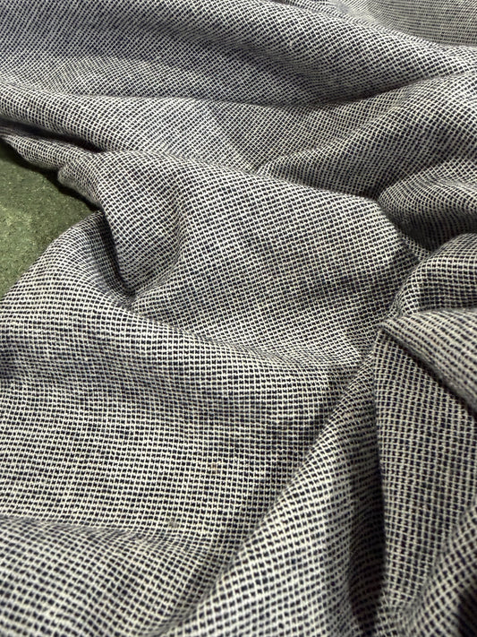 FREDO 030 yarndyed linnen/cotton grey chiné