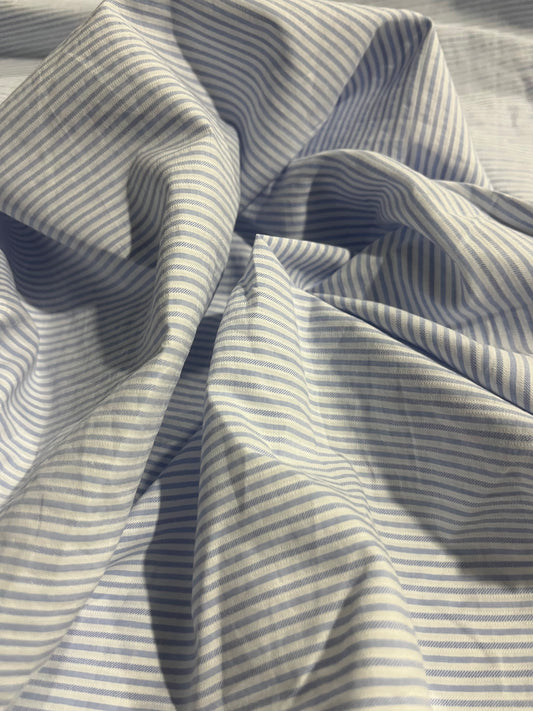KEIRA 044 Canclini cotton stripe blue/white