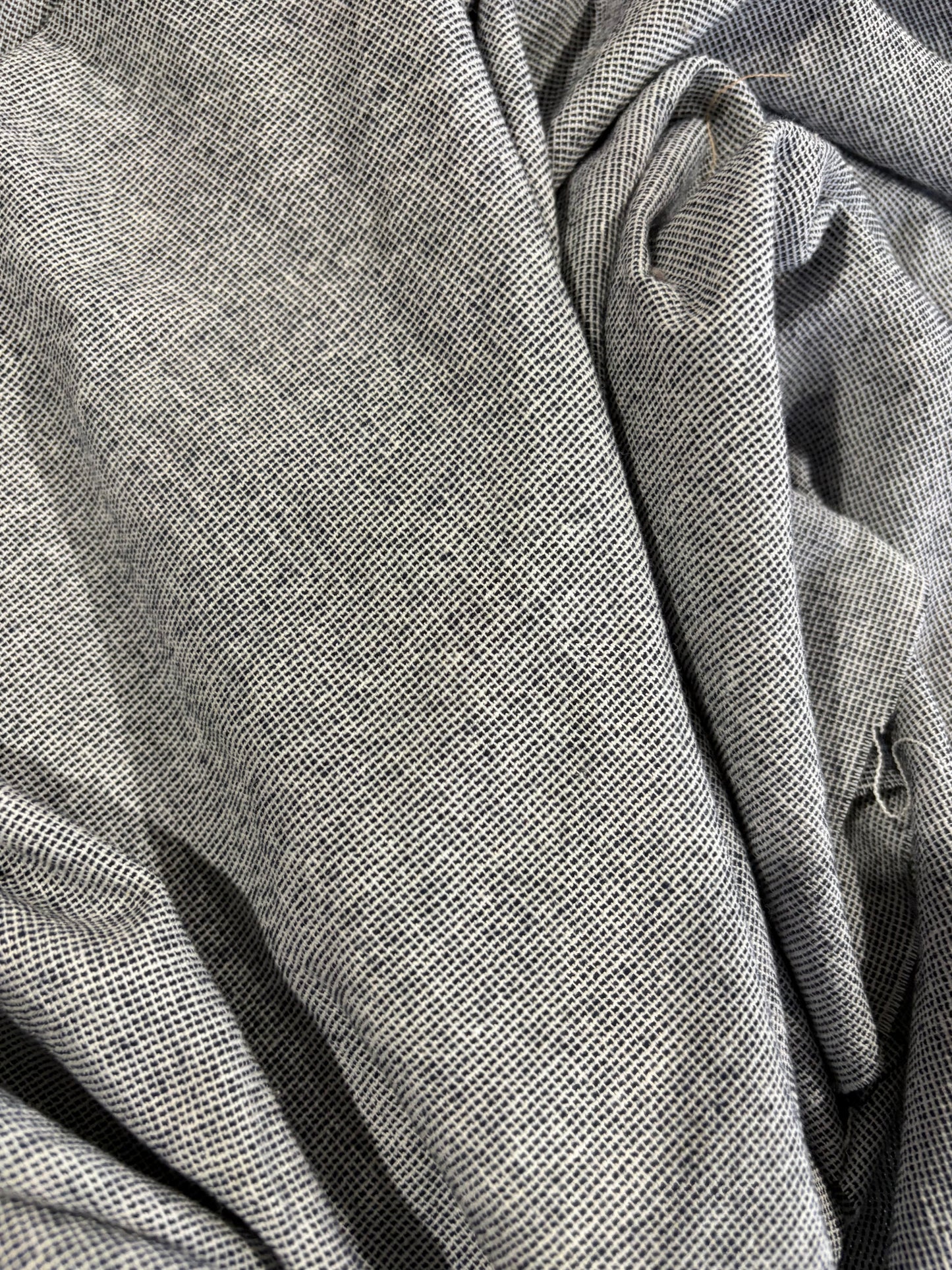 FREDO 030 yarndyed linnen/cotton grey chiné