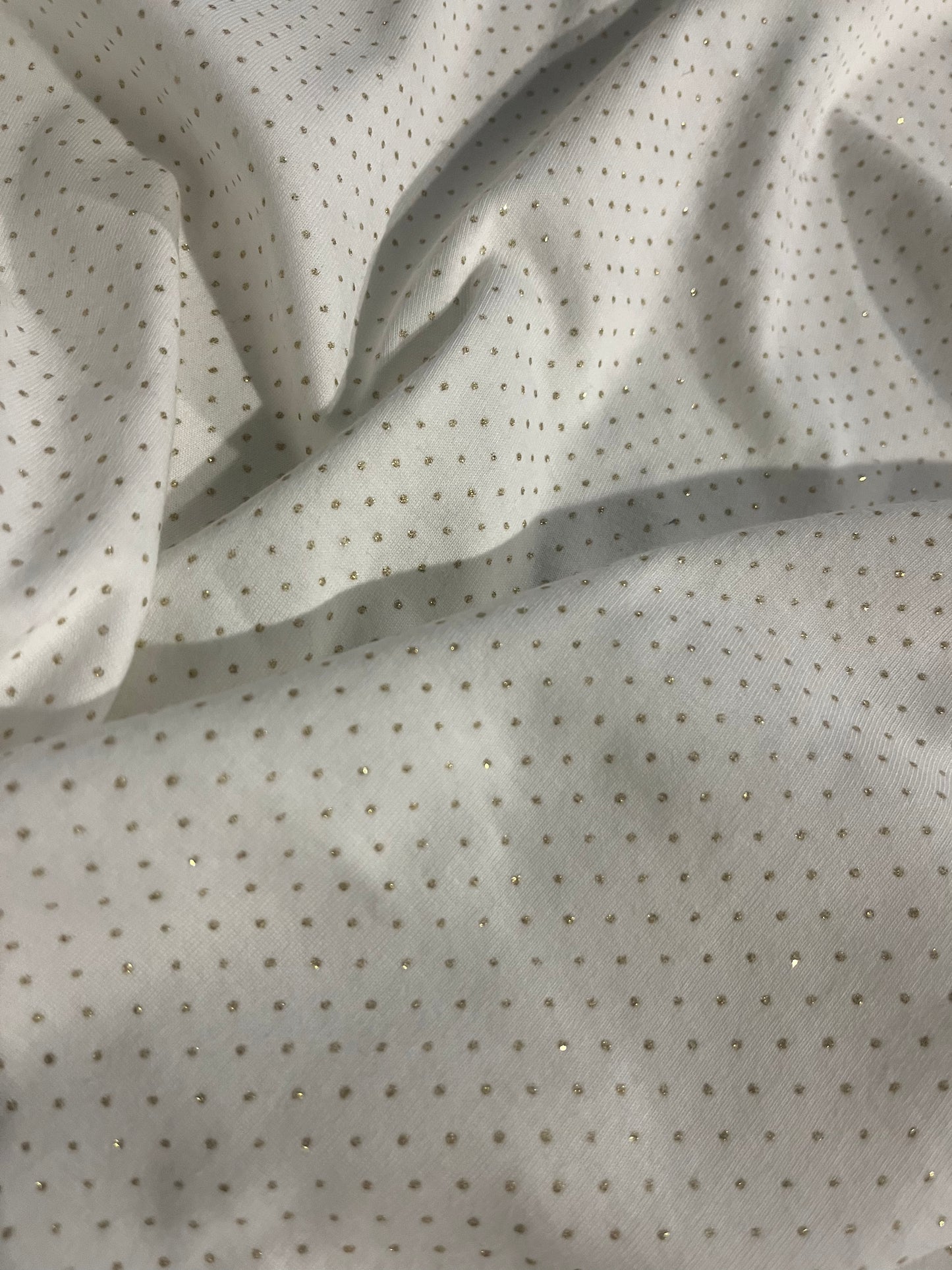 DAMIANO 012 jersey cotton with golden dots