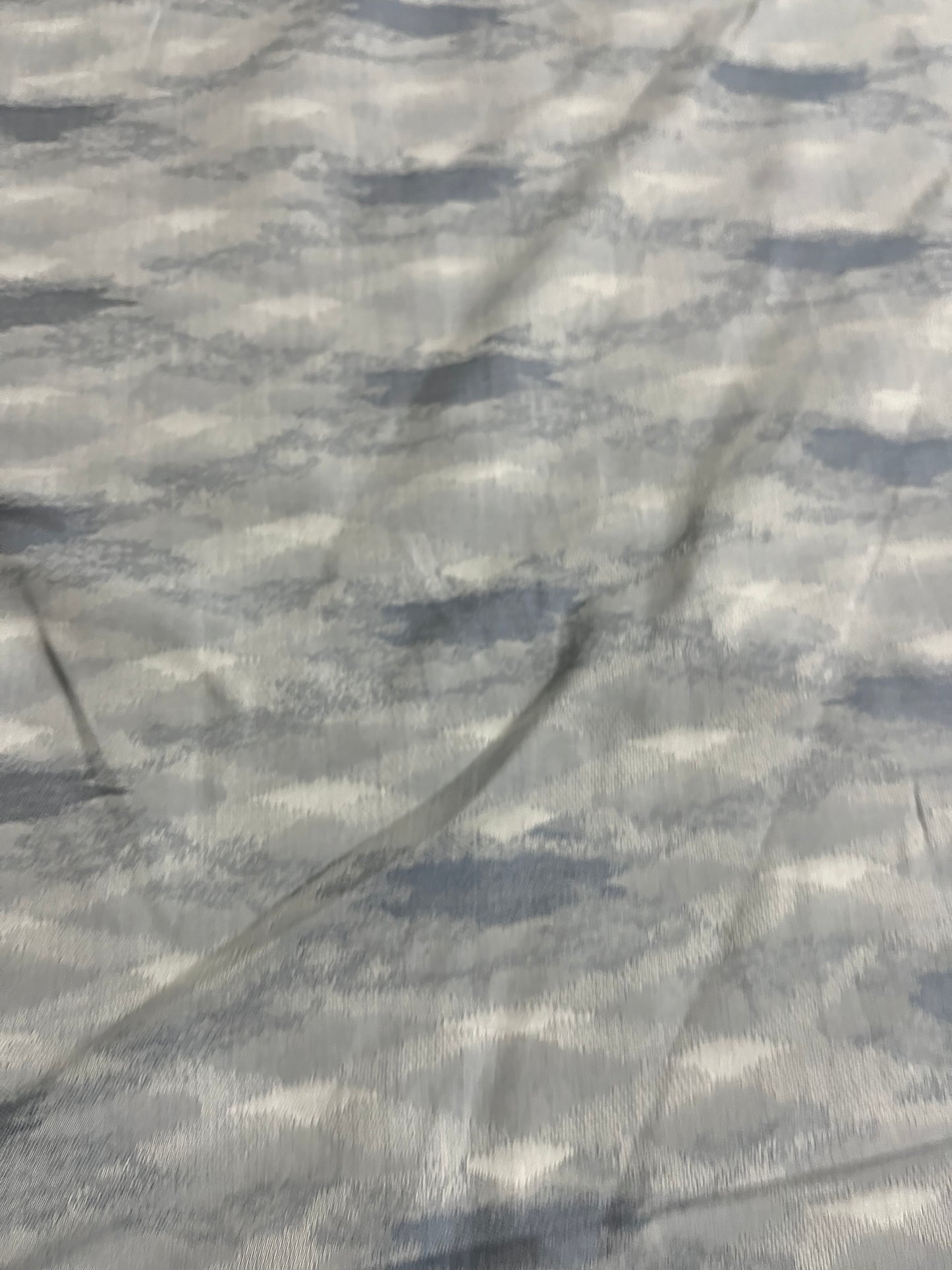 YVETTE 001 cotton jacquard blue clouds