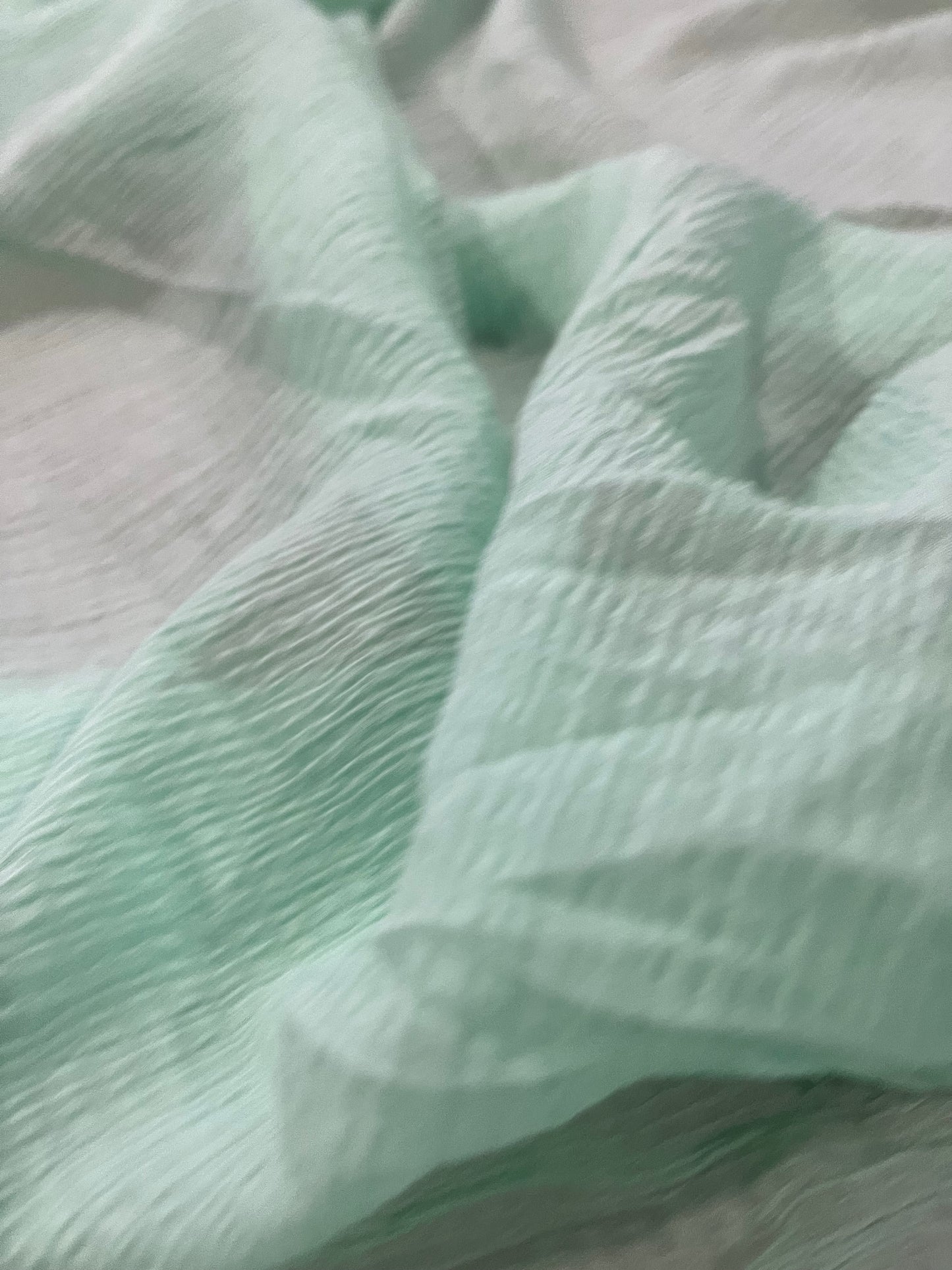 E02 silk crepon mint