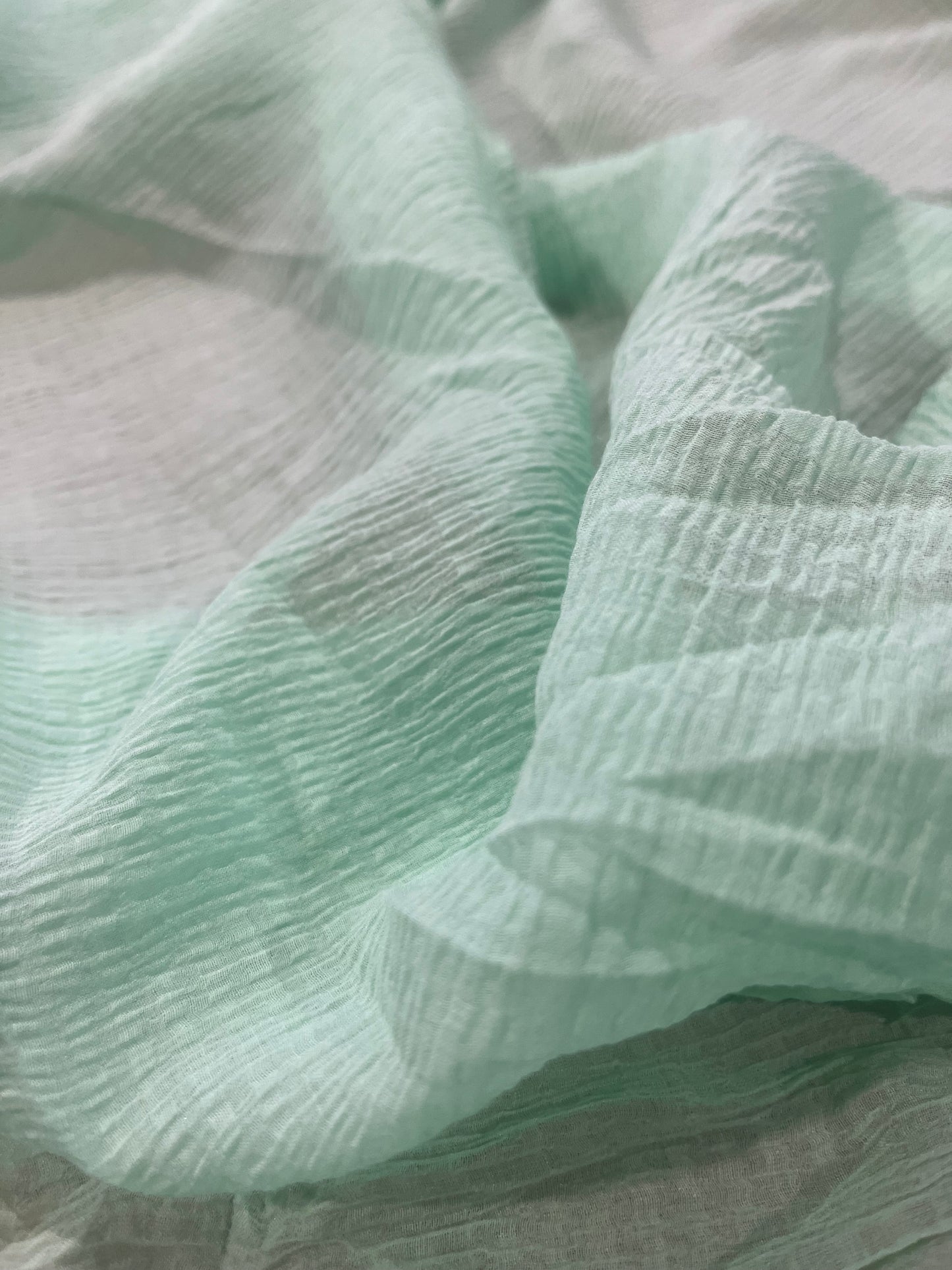 E02 silk crepon mint