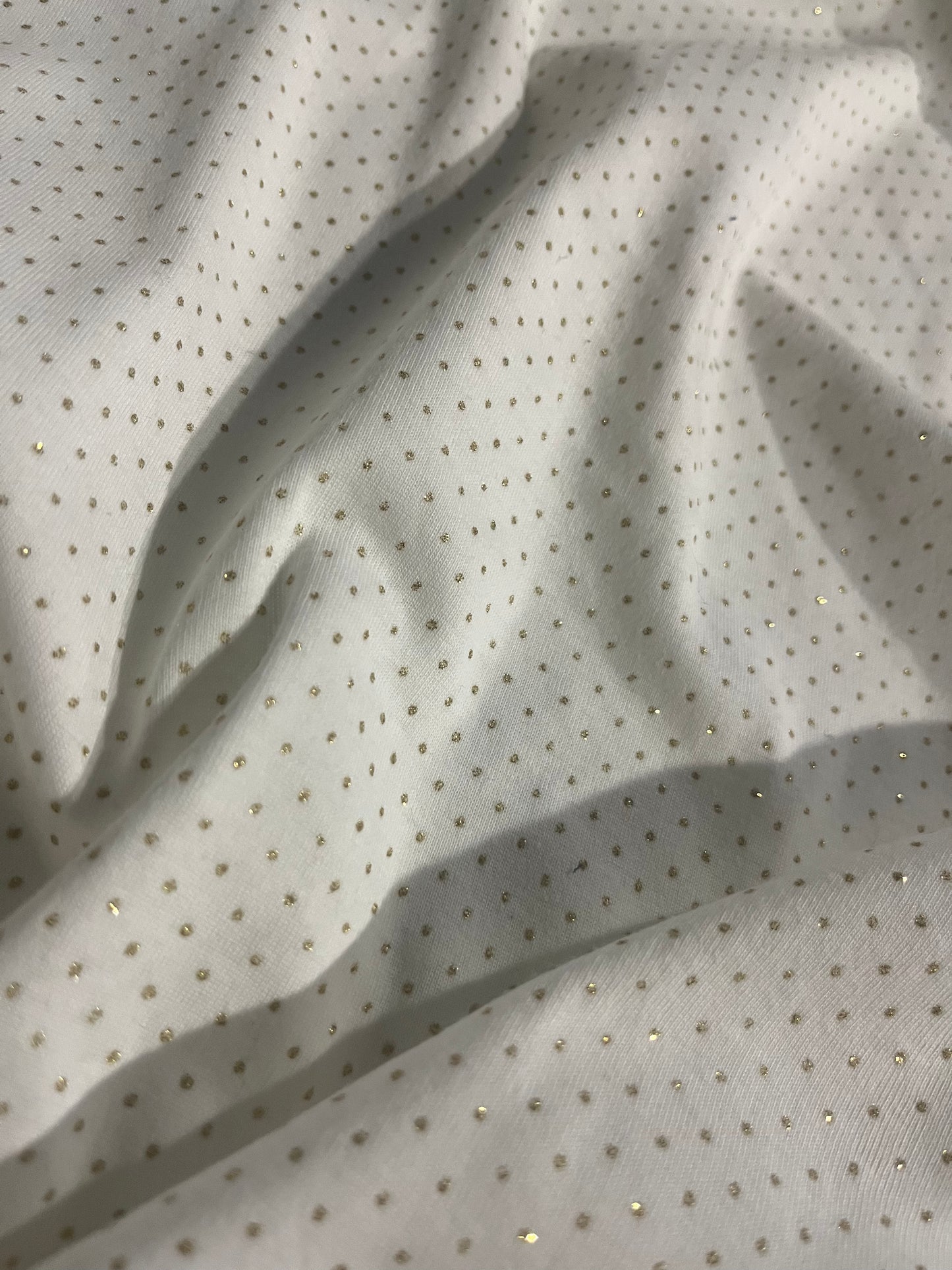 DAMIANO 012 jersey cotton with golden dots