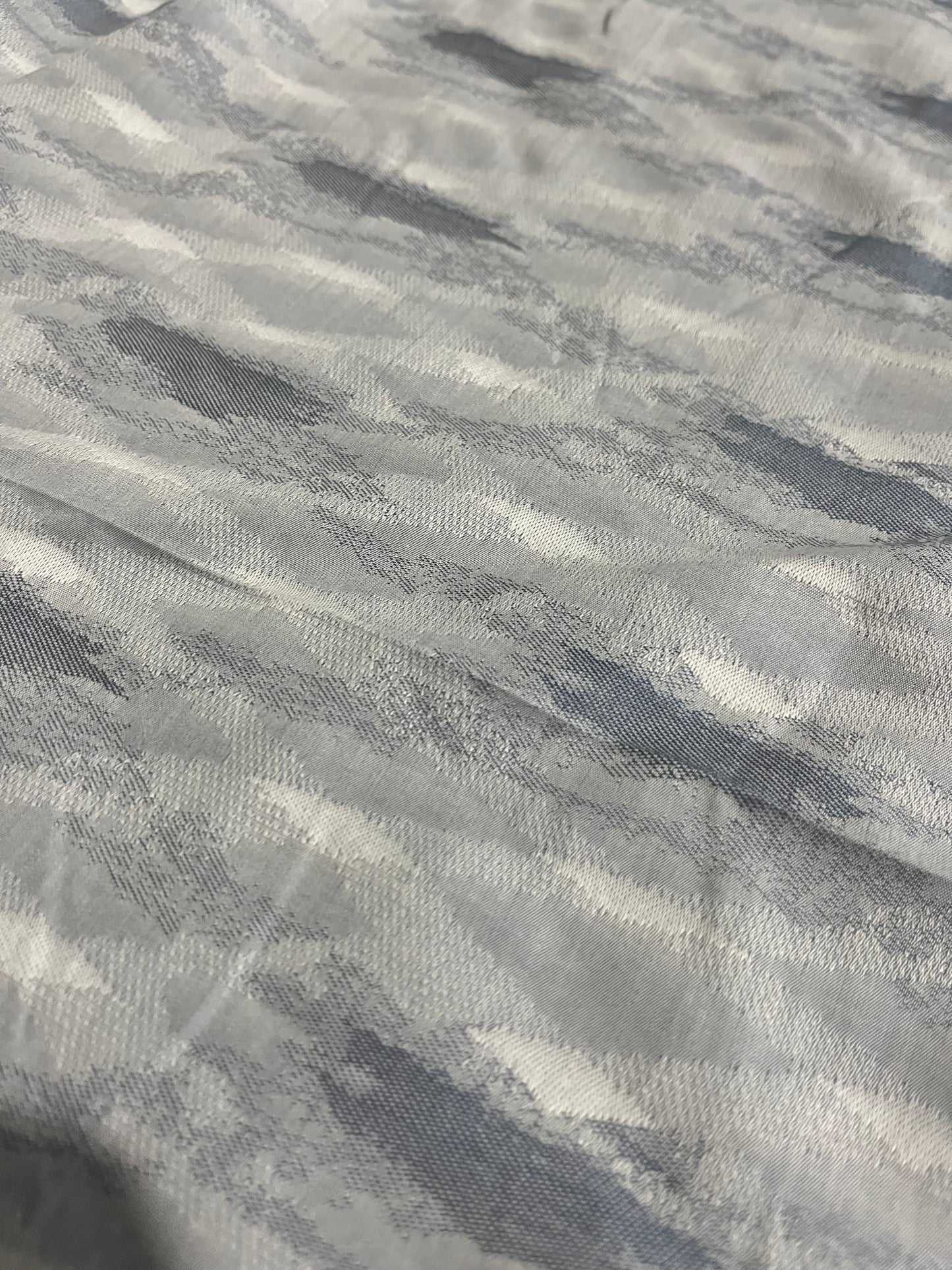 YVETTE 001 cotton jacquard blue clouds