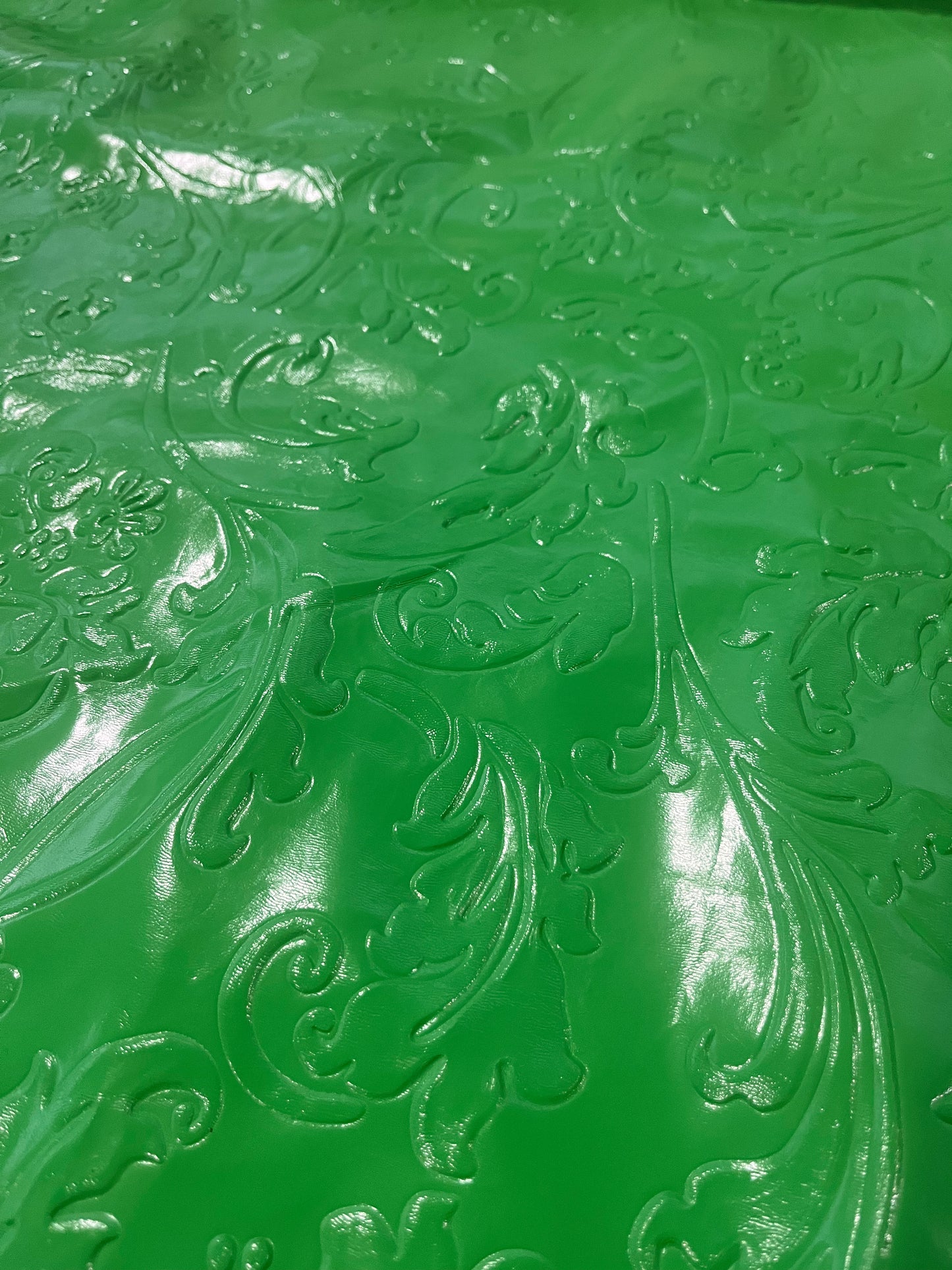 G01 embossed vinyl green