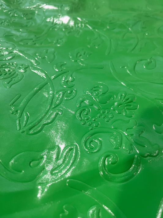 G01 embossed vinyl green