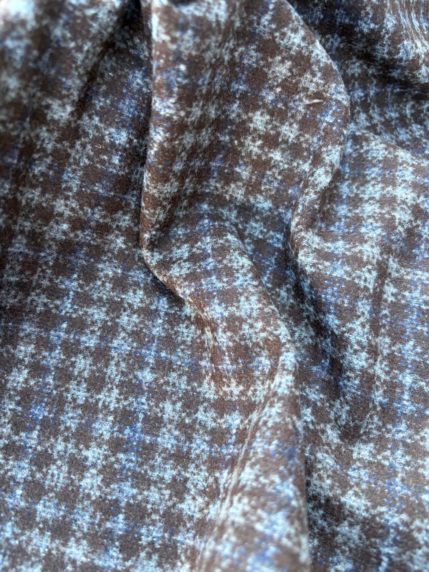 CHARLY 010 checkered brushed  heavy jersey jacquard