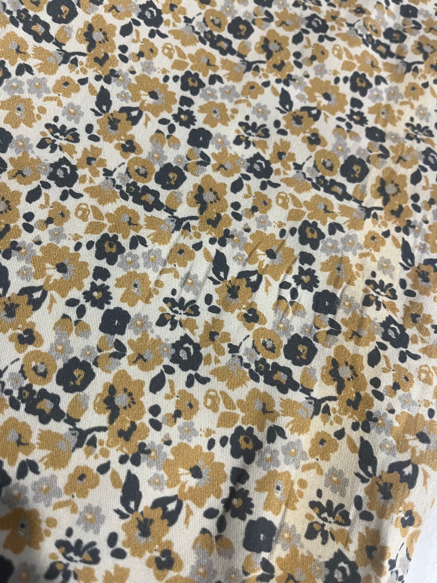 DAMIANO 015 twill cotton stretch ditsy flowers