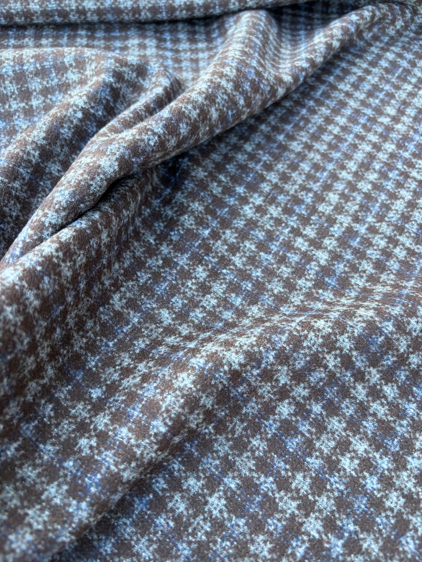 CHARLY 010 checkered brushed  heavy jersey jacquard