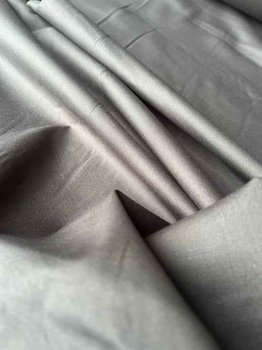 Poplin stretch prestige black B02