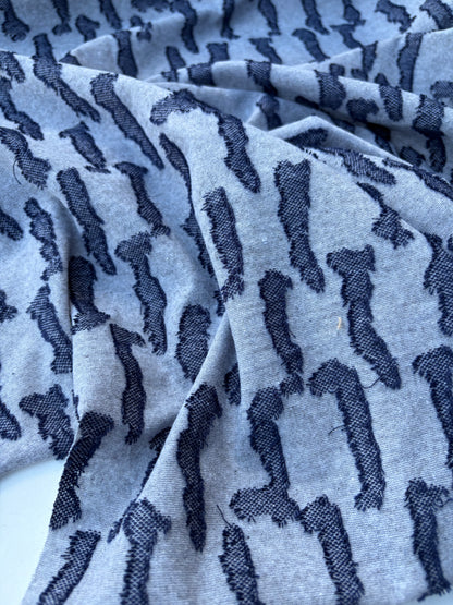 PC DANTE 001 jersey jacquard grey/jeans stripes