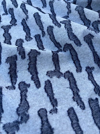 PC DANTE 001 jersey jacquard grey/jeans stripes