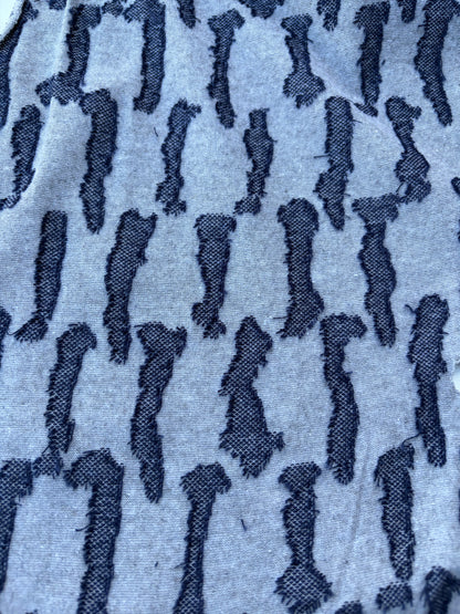 PC DANTE 001 jersey jacquard grey/jeans stripes