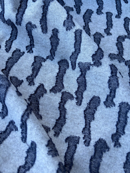 PC DANTE 001 jersey jacquard grey/jeans stripes