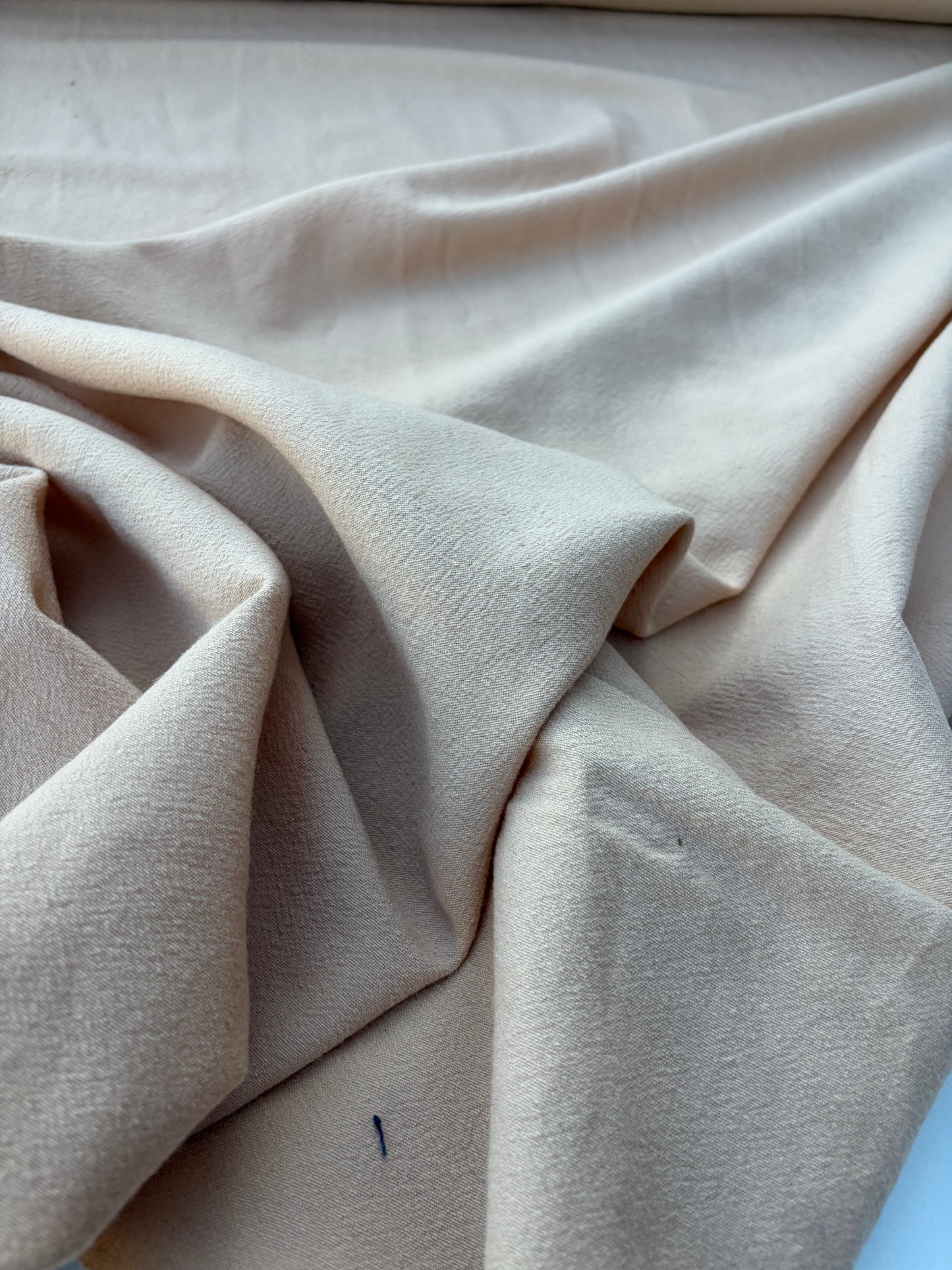 CHARLY 021 sand coloured wool crêpe