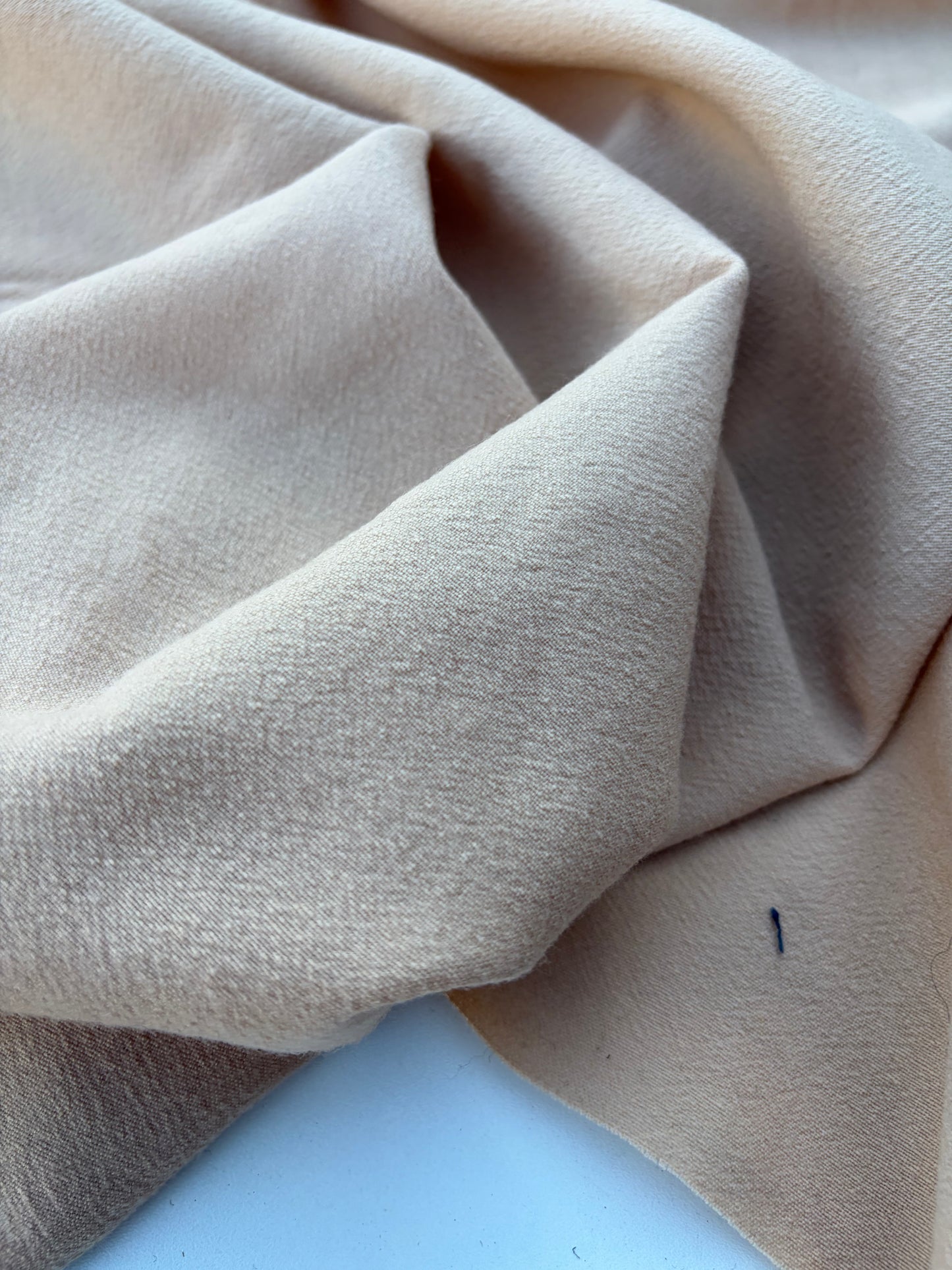 CHARLY 021 sand coloured wool crêpe