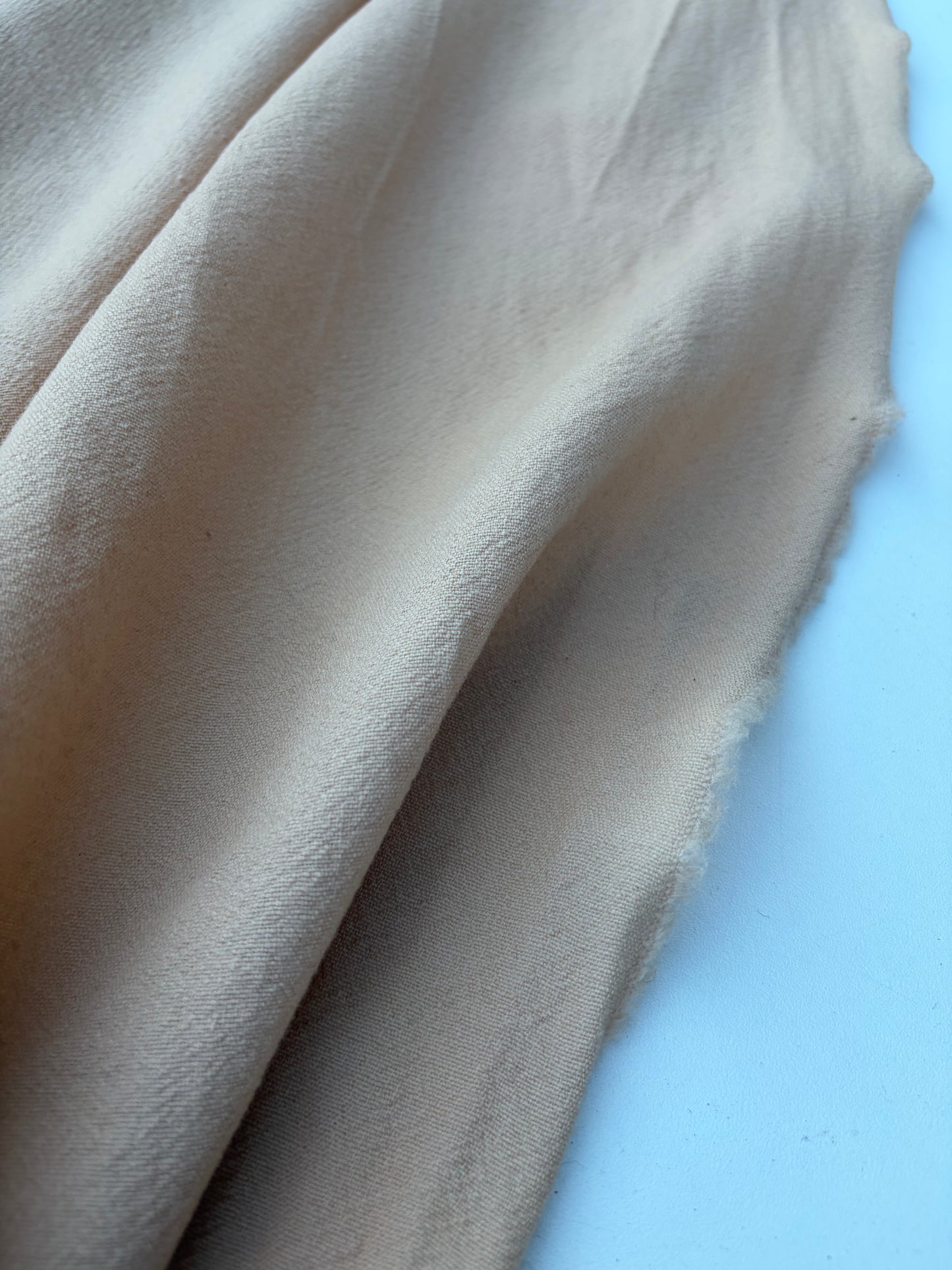 CHARLY 021 sand coloured wool crêpe
