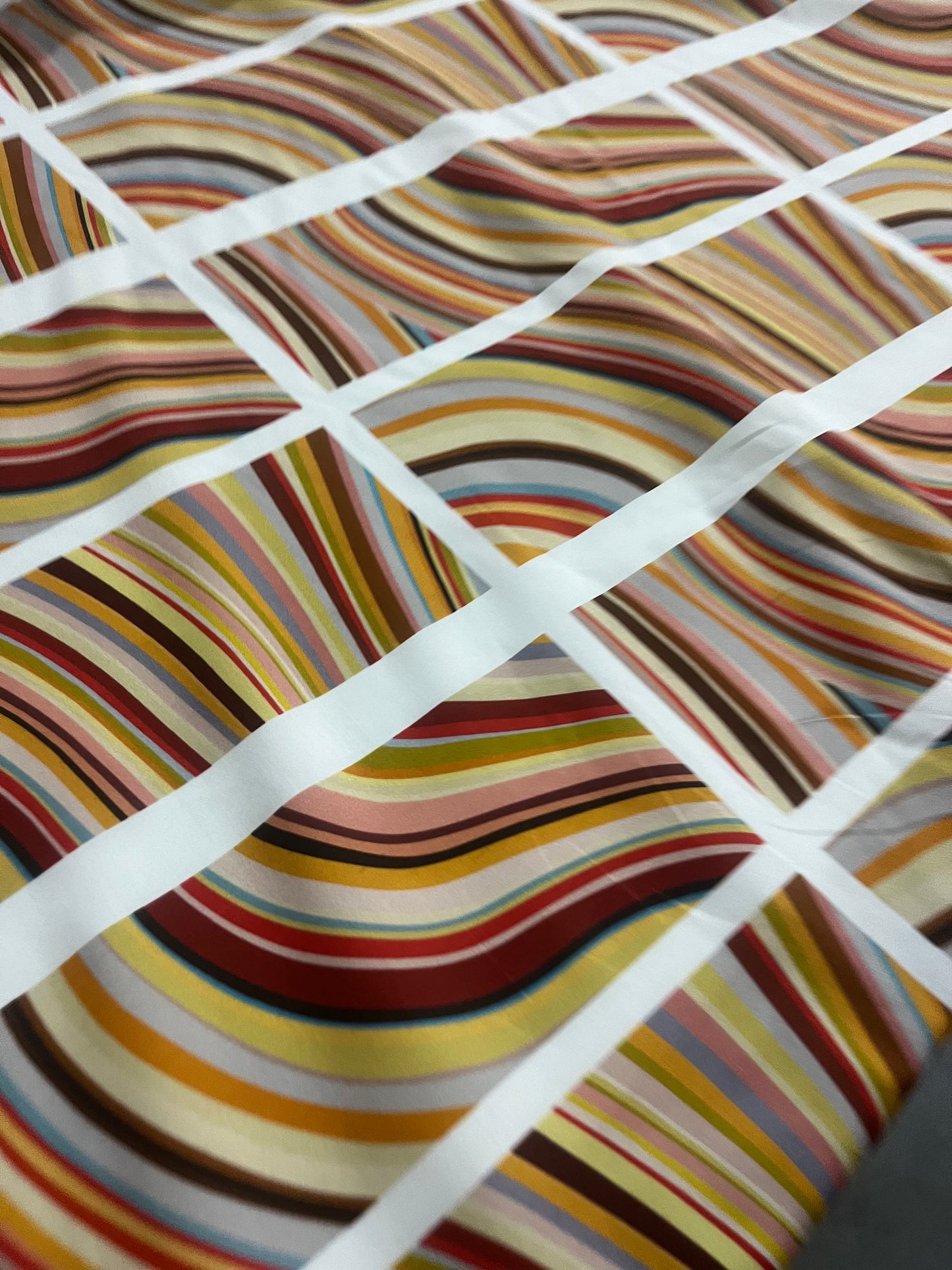 YVETTE 020 cotton poplin rainbow print