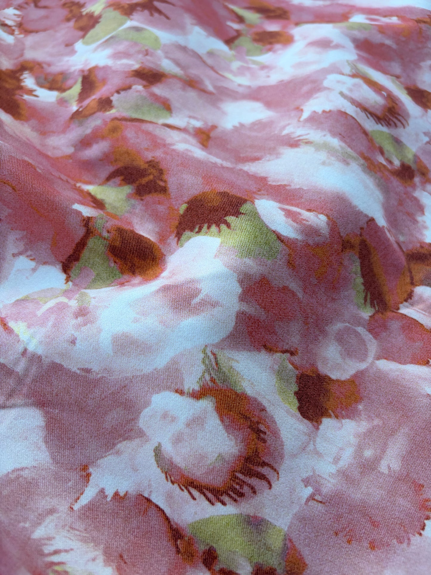 CHARLY 022 heavy viscose stretch flower print