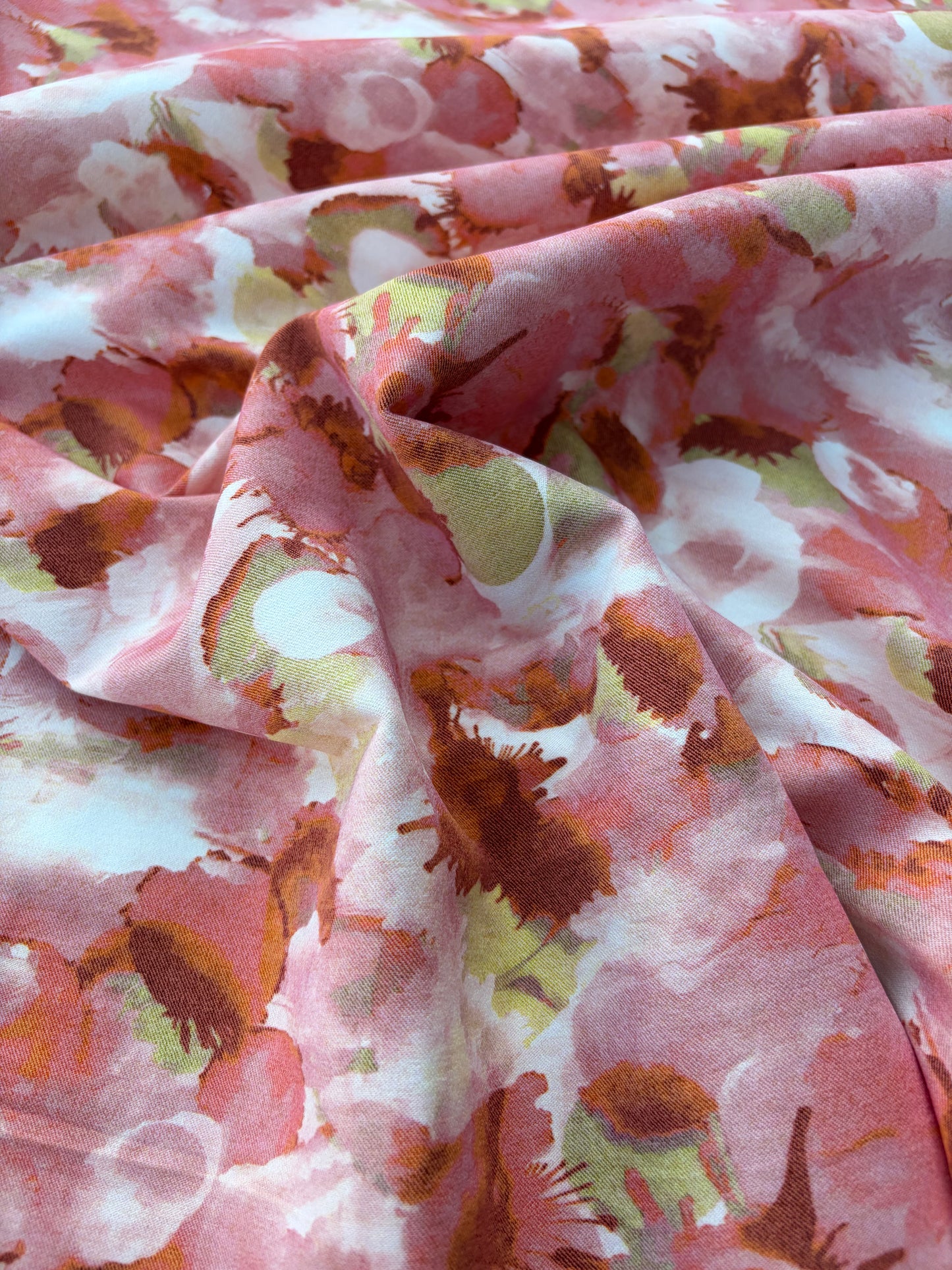 CHARLY 022 heavy viscose stretch flower print