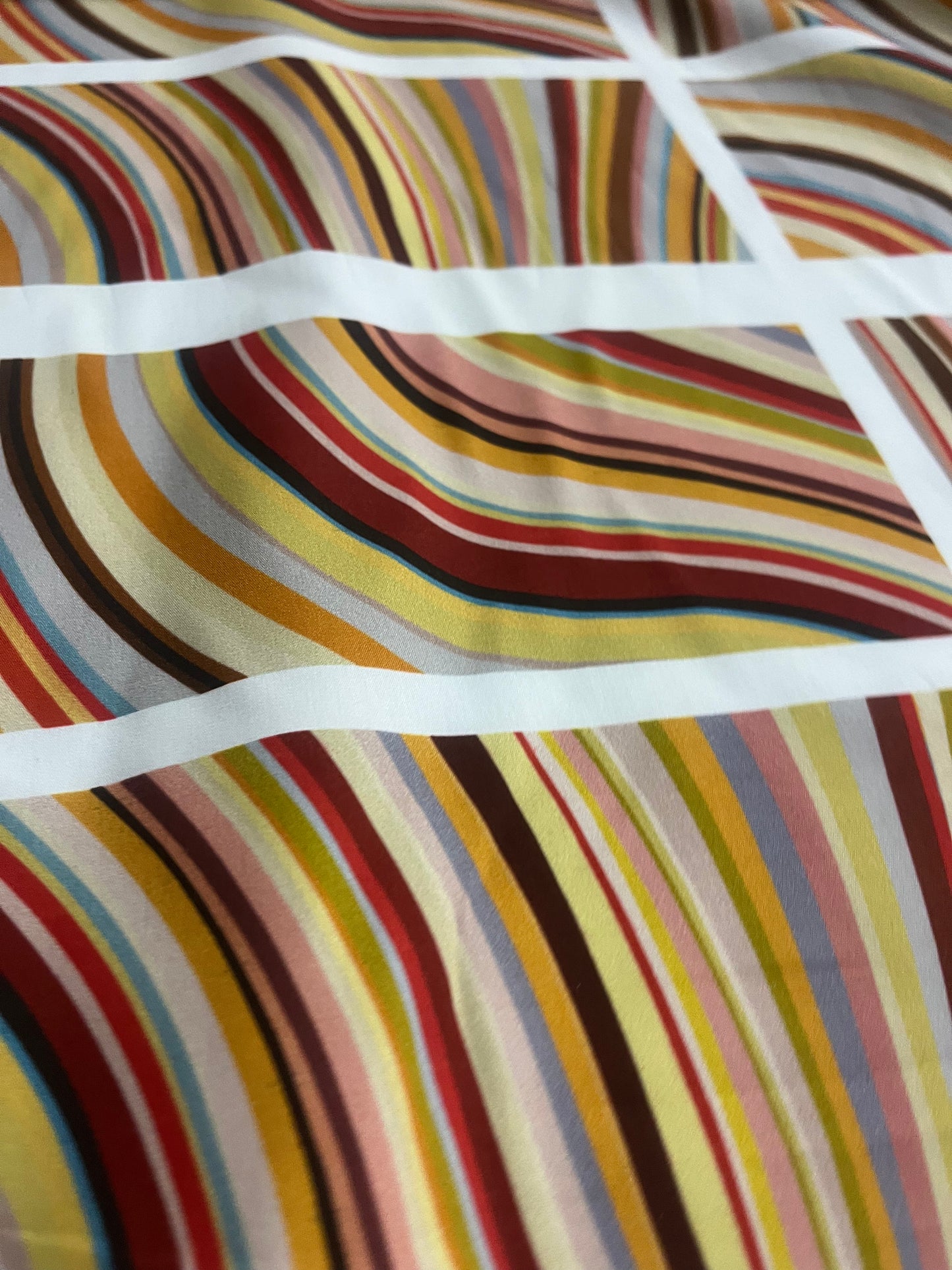 YVETTE 020 cotton poplin rainbow print