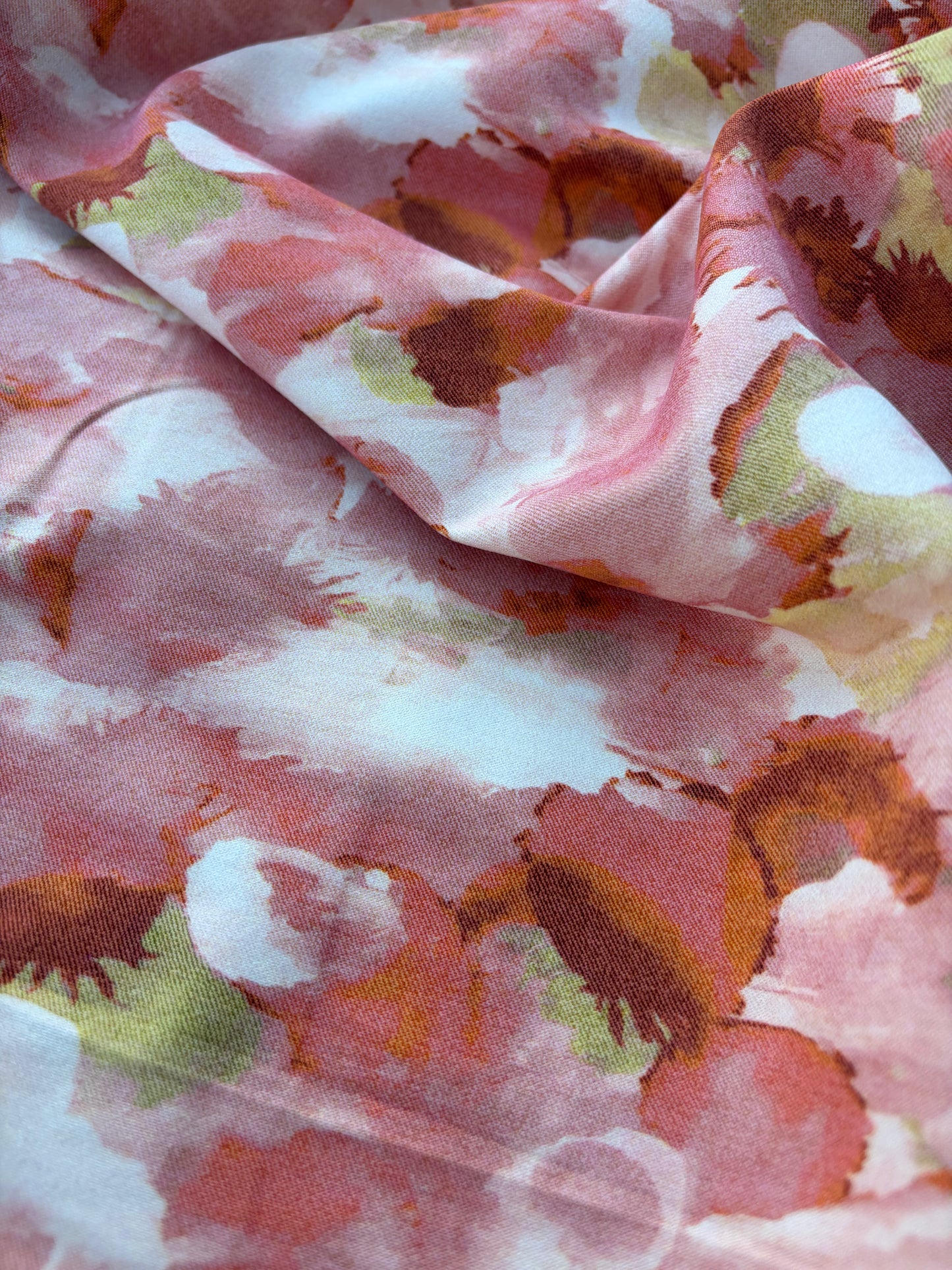 CHARLY 022 heavy viscose stretch flower print