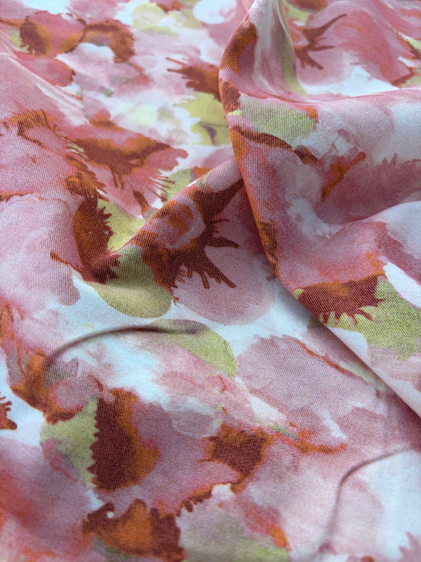 CHARLY 022 heavy viscose stretch flower print
