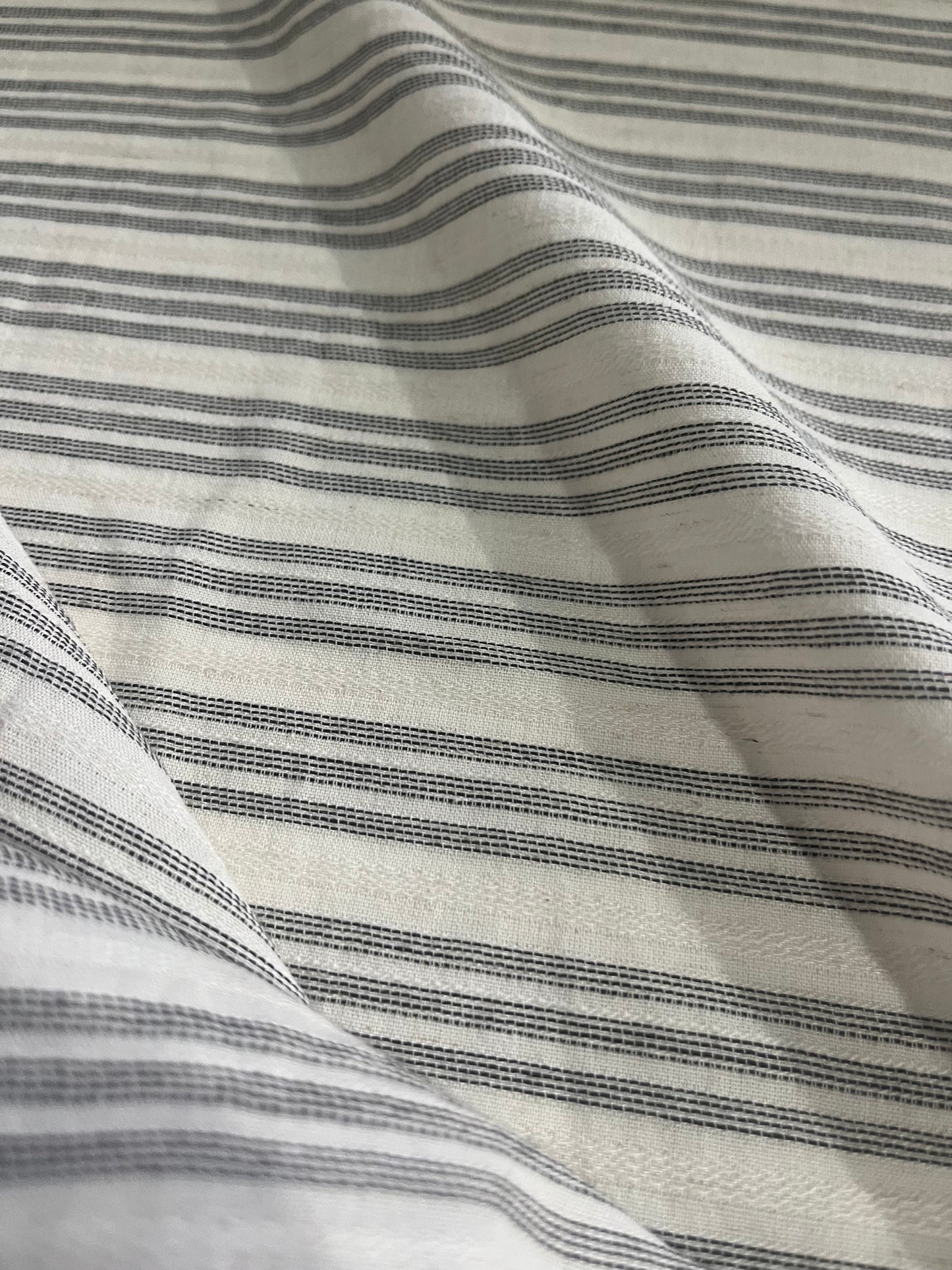 DAMIANO 029 woven stripes cotton/linen