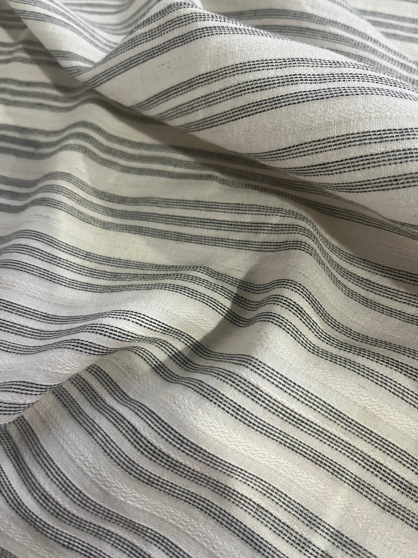 DAMIANO 029 woven stripes cotton/linen