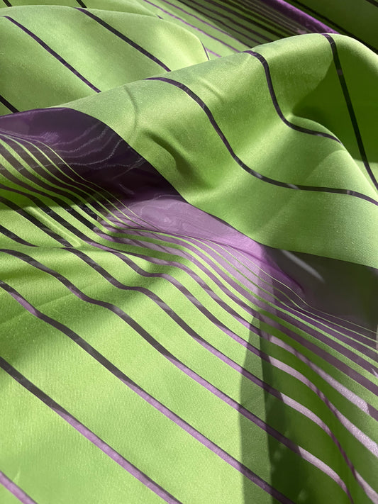 GLADYS 026 horizontal stripes with sheer effect