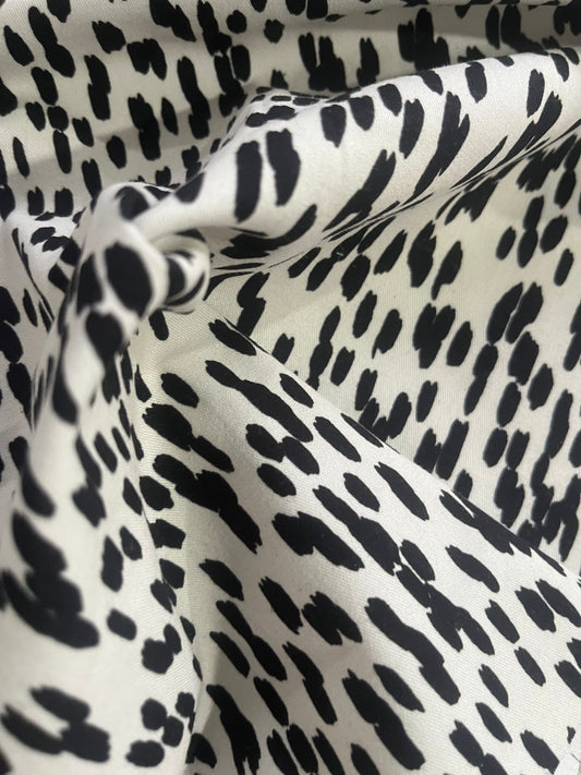 DAMIANO 030 twill cotton stretch mini Dalmatian