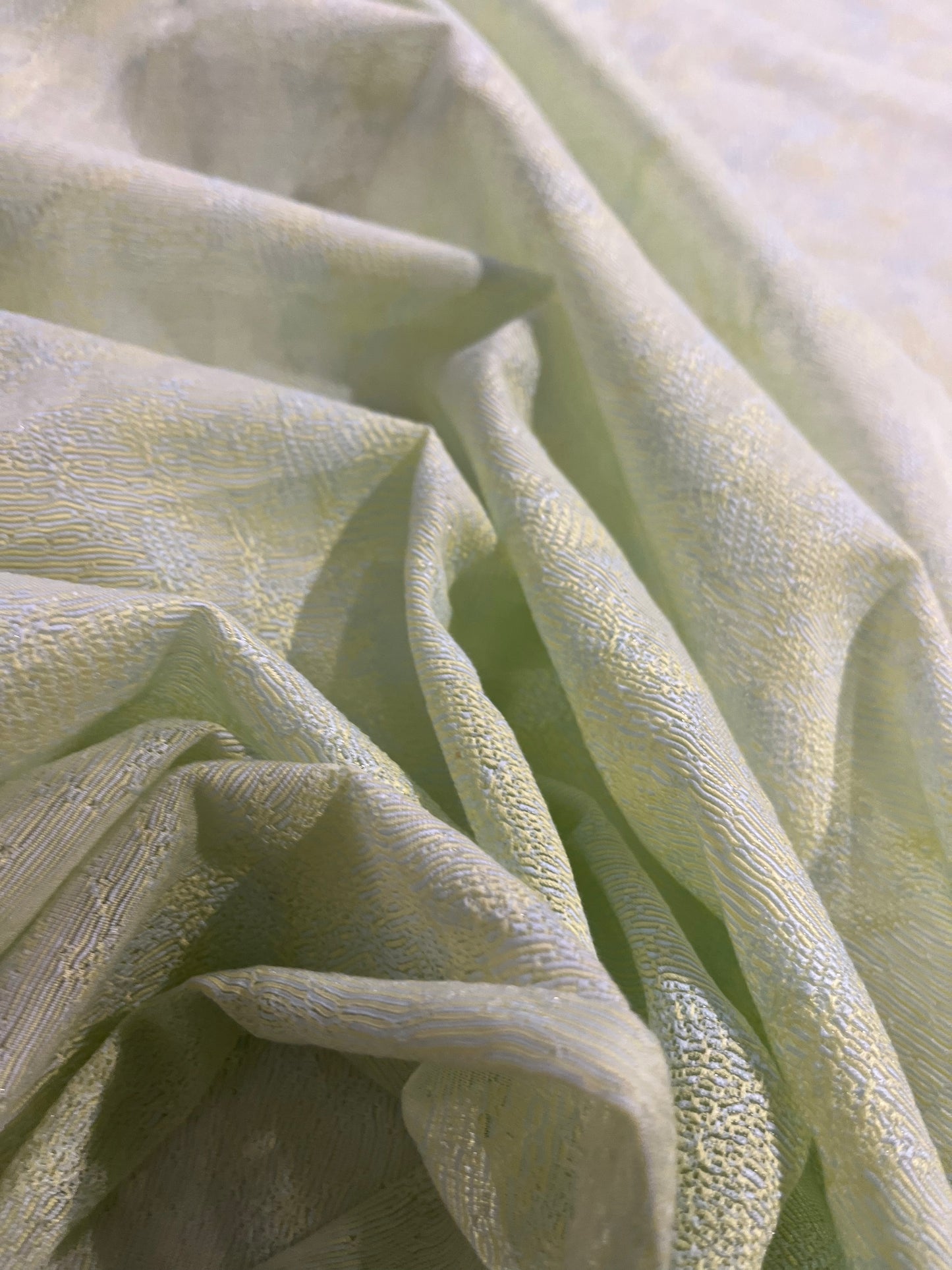 GLADYS 027 light jacquard with linen
