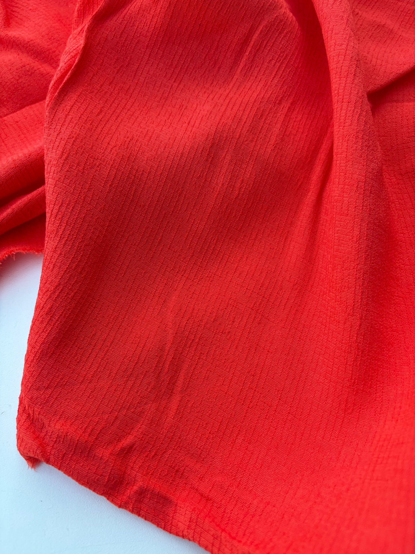 CHARLY 024 orange fantasy stretch fabric