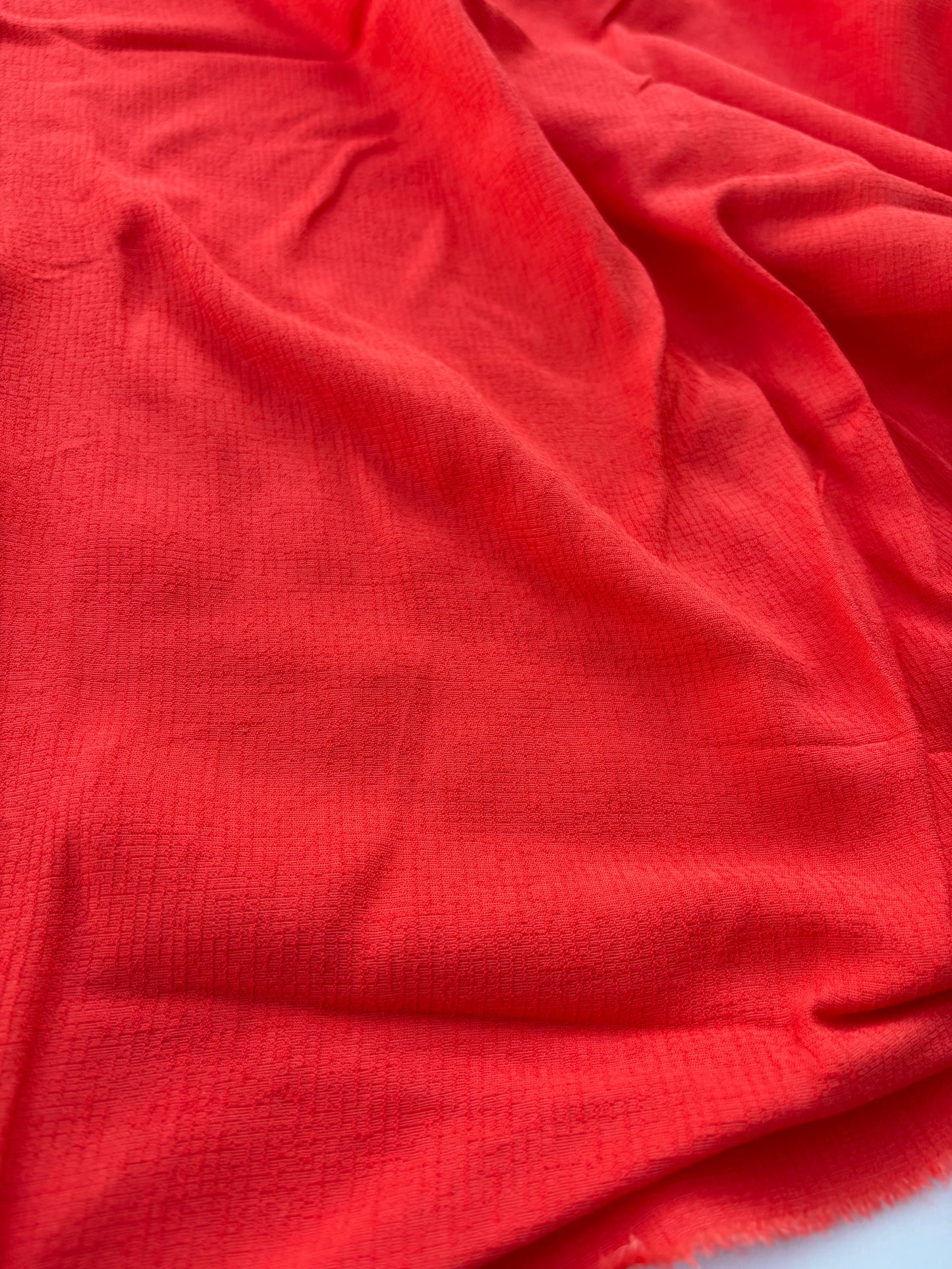CHARLY 024 orange fantasy stretch fabric