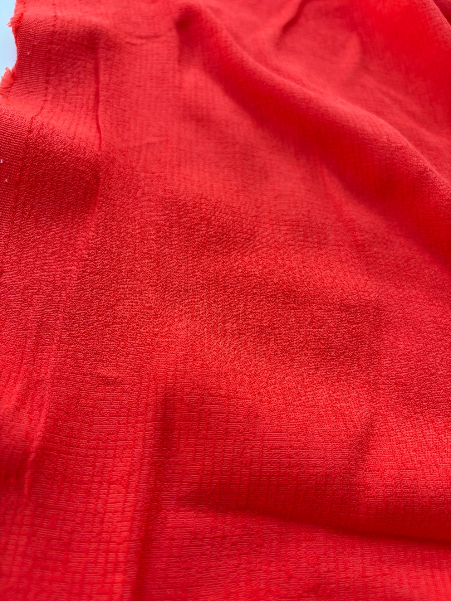 CHARLY 024 orange fantasy stretch fabric